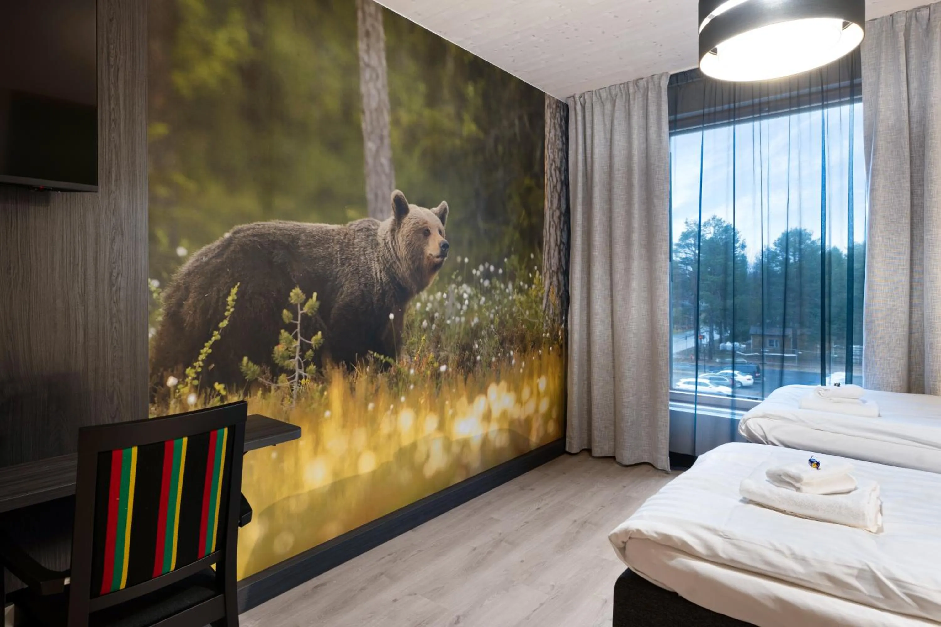 Bed in Hotelli Sodankylä