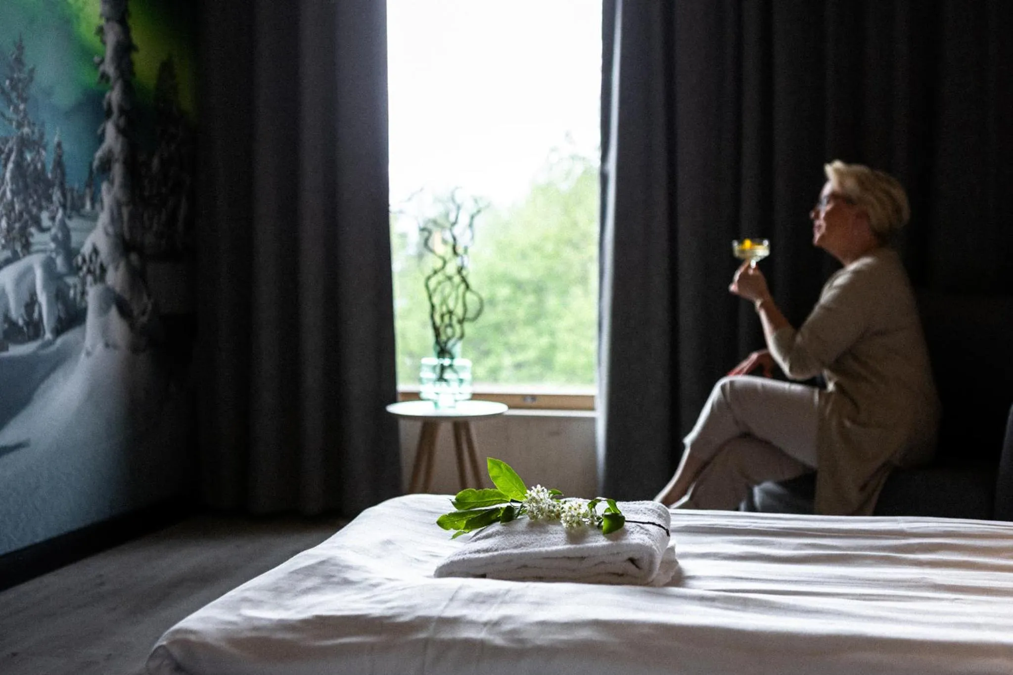 Bedroom in Hotelli Sodankylä