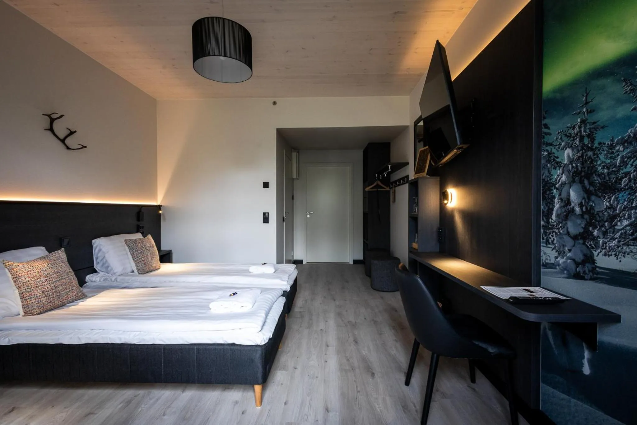 Bed in Hotelli Sodankylä