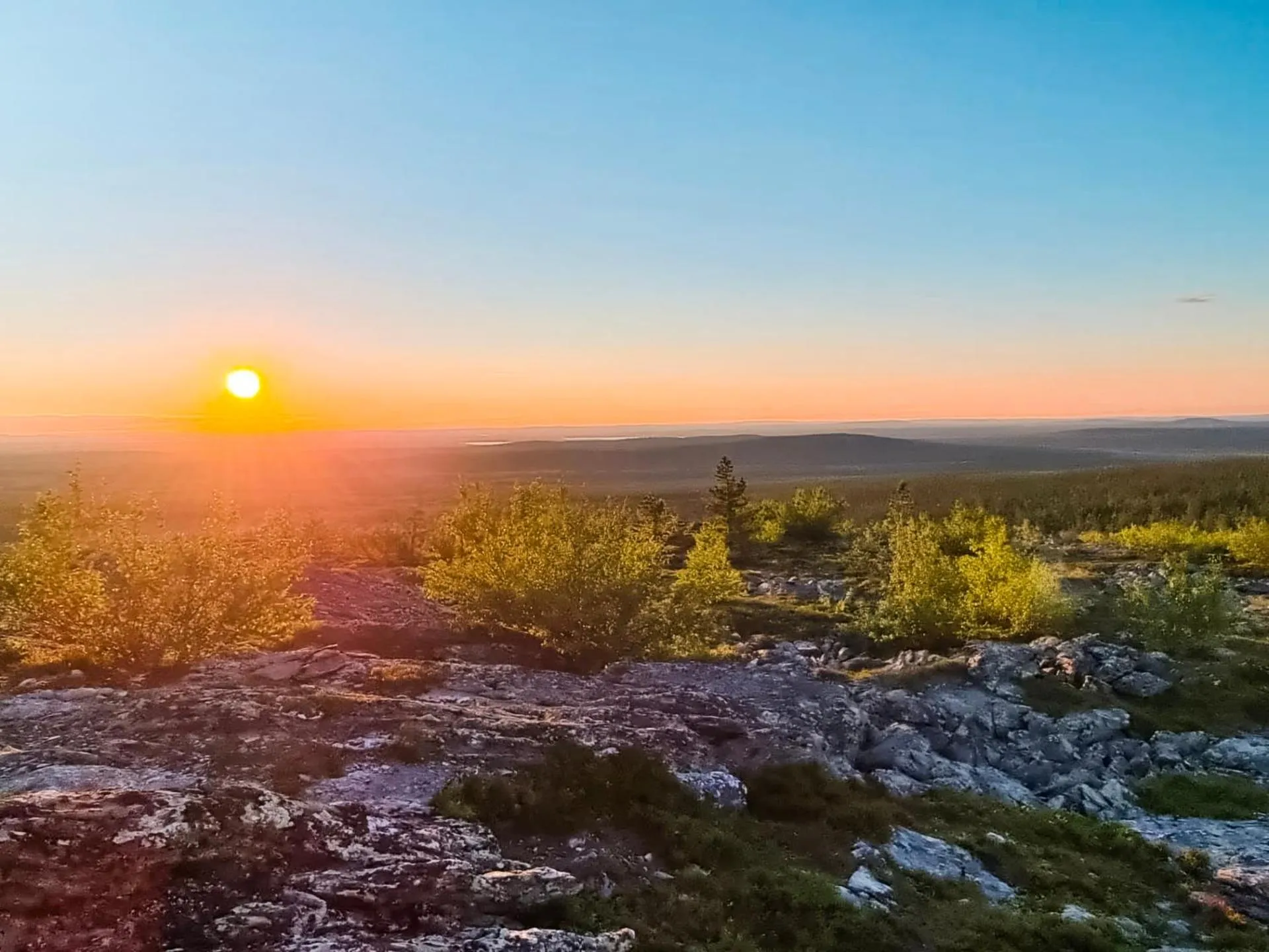 Natural landscape in Hotelli Sodankylä