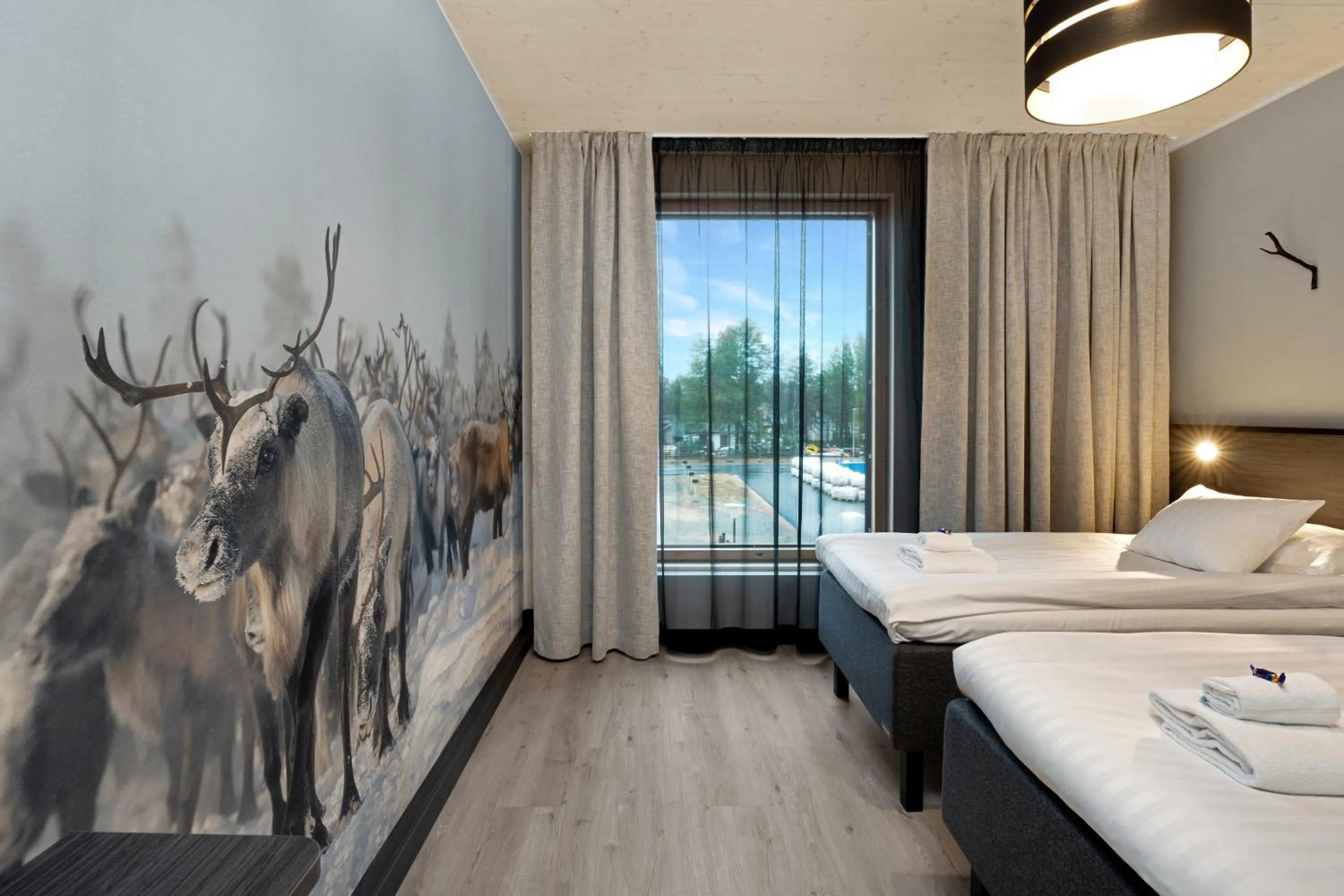 Bed in Hotelli Sodankylä