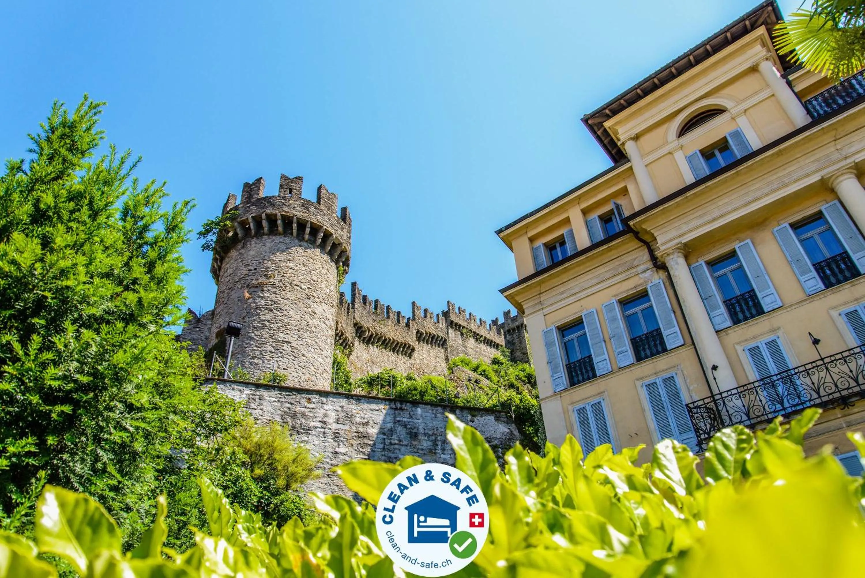 Property building in Ostello Montebello - Bellinzona Youth Hostel