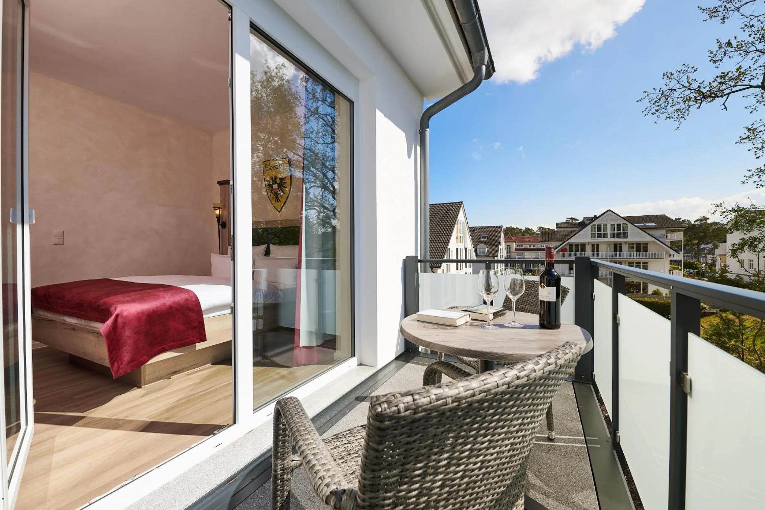 Balcony/Terrace in R&R Hotel Störtebeker