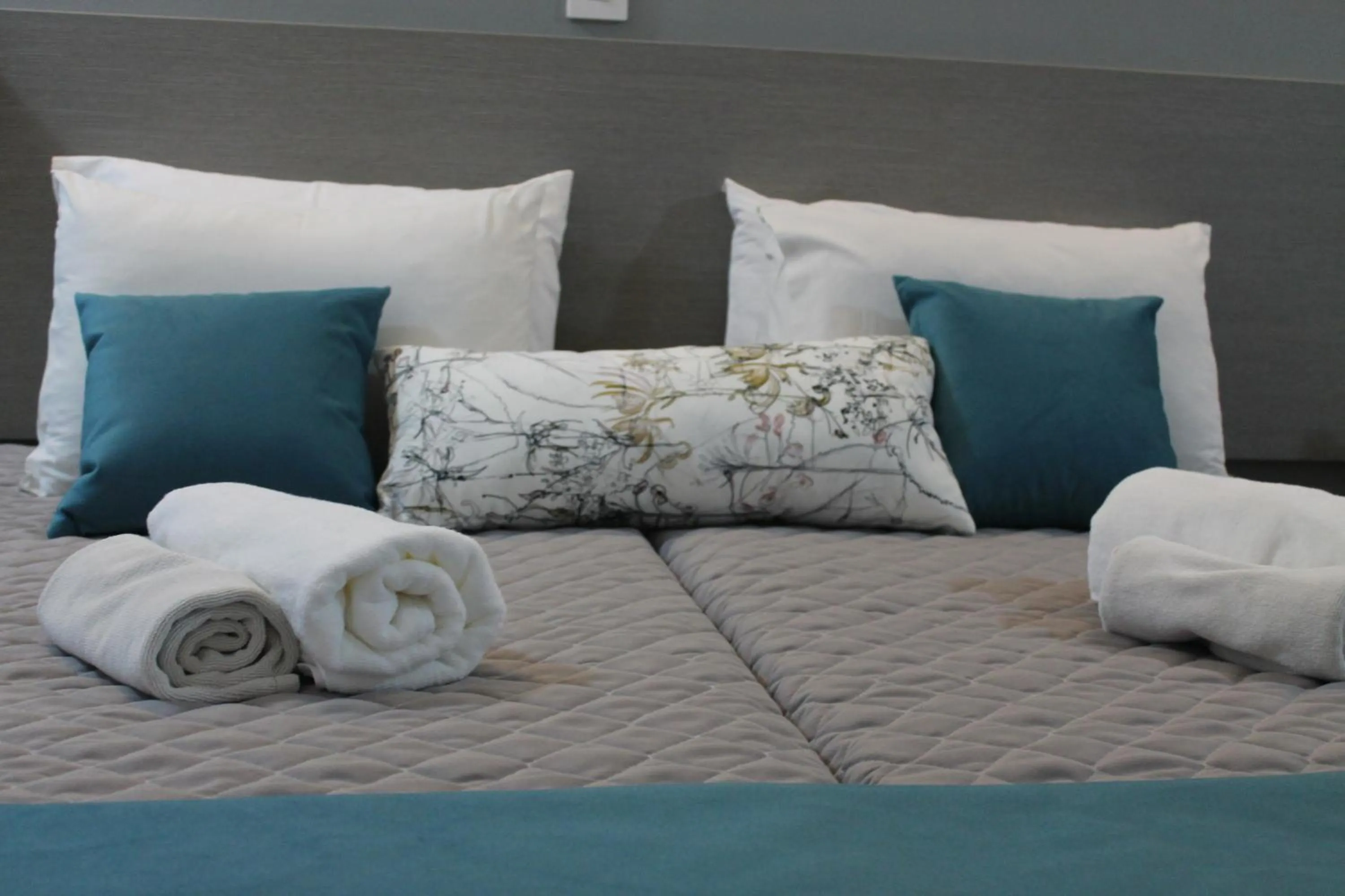 Bed in A Maos Hotel Apartments