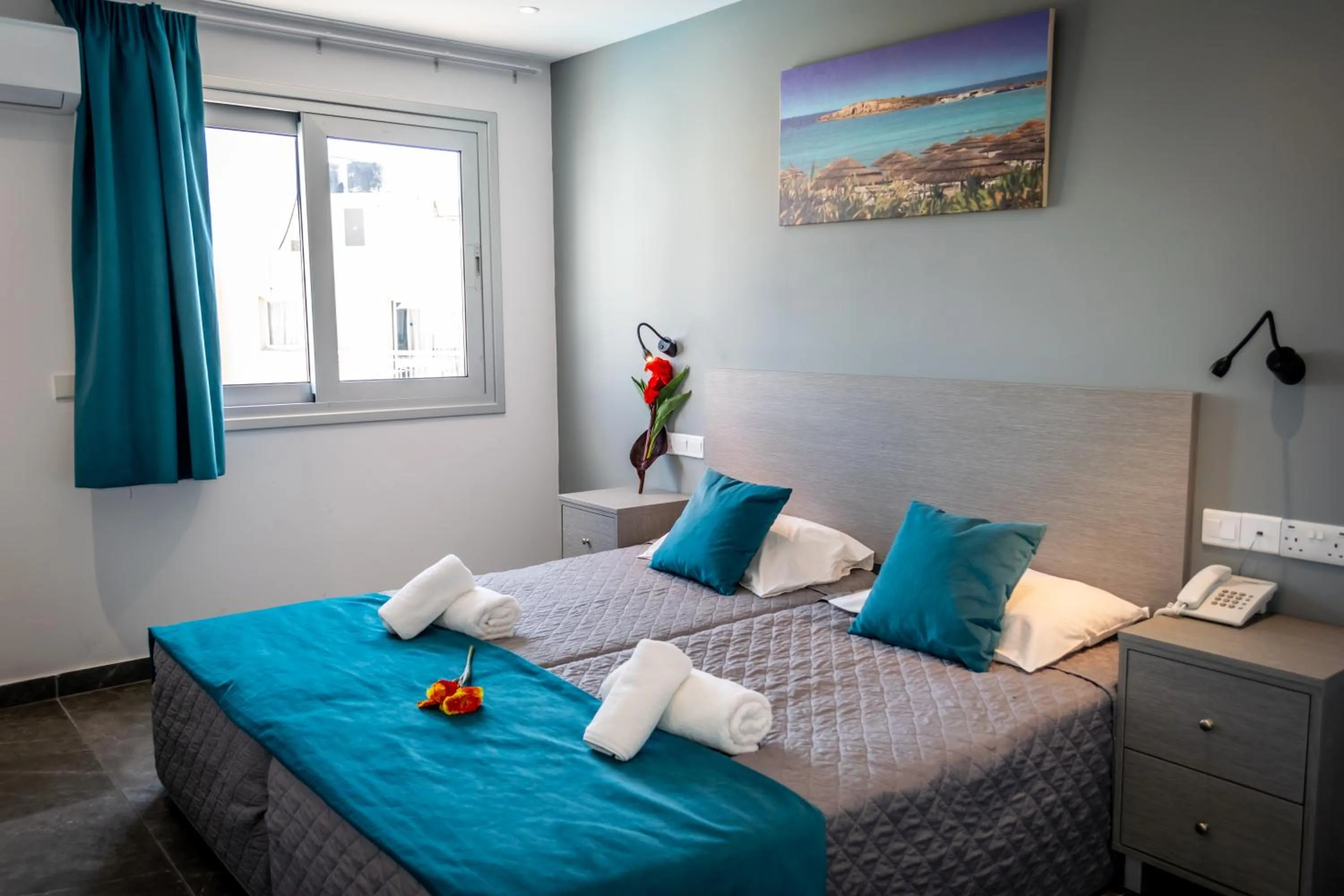 Bedroom, Bed in A Maos Hotel Apartments