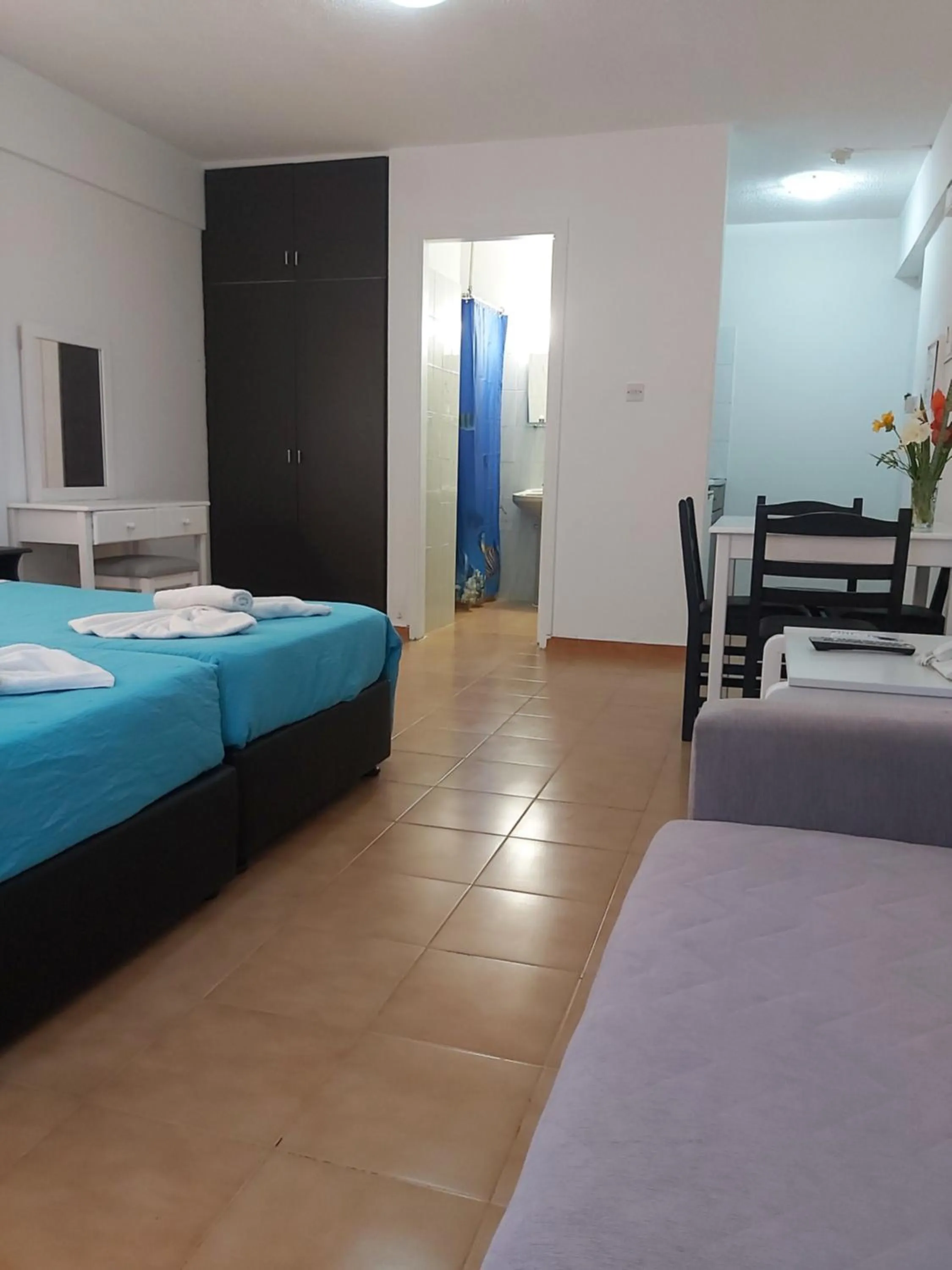 Bed in A Maos Hotel Apartments