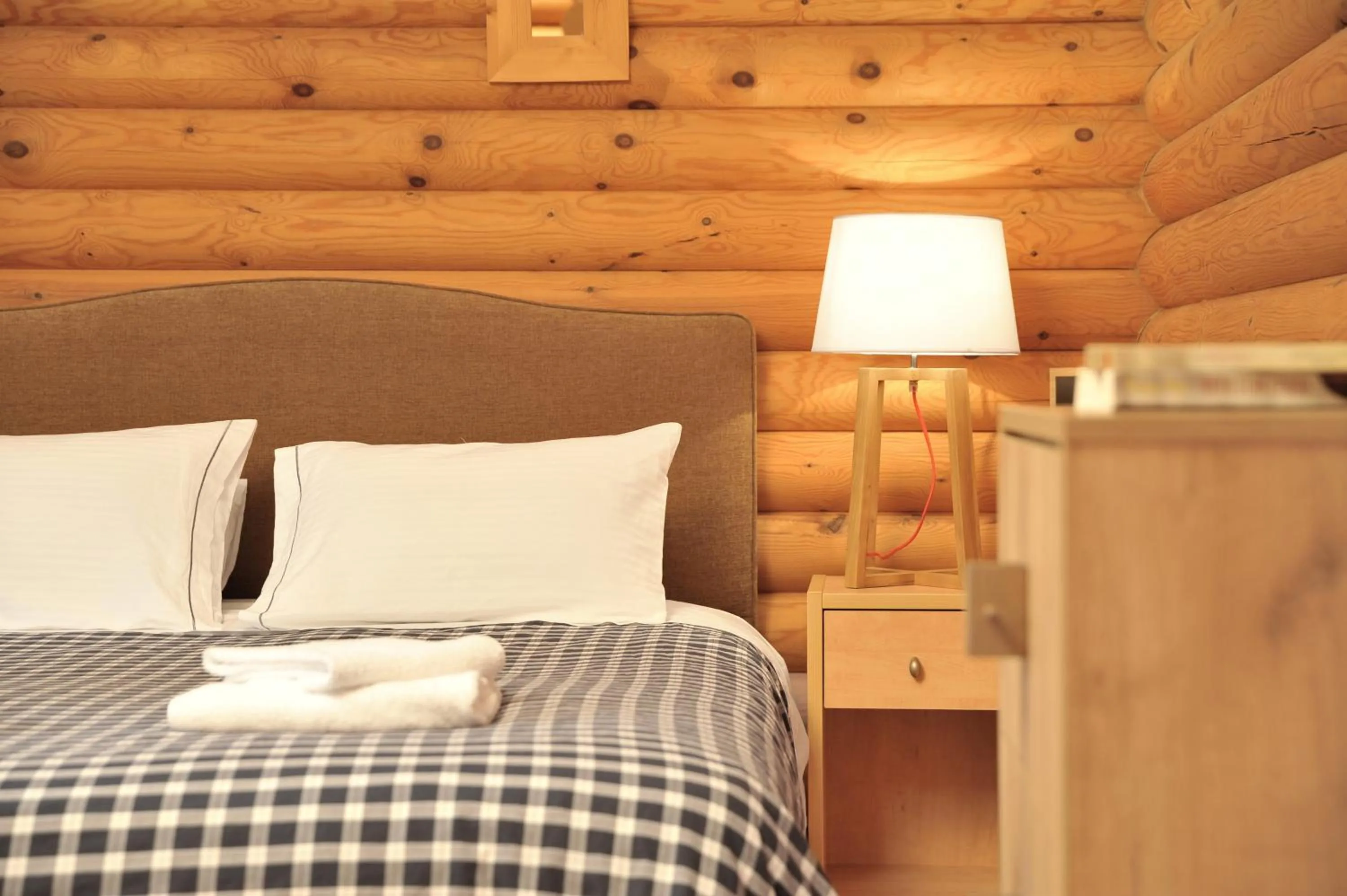 Bed in Xenios Chalet