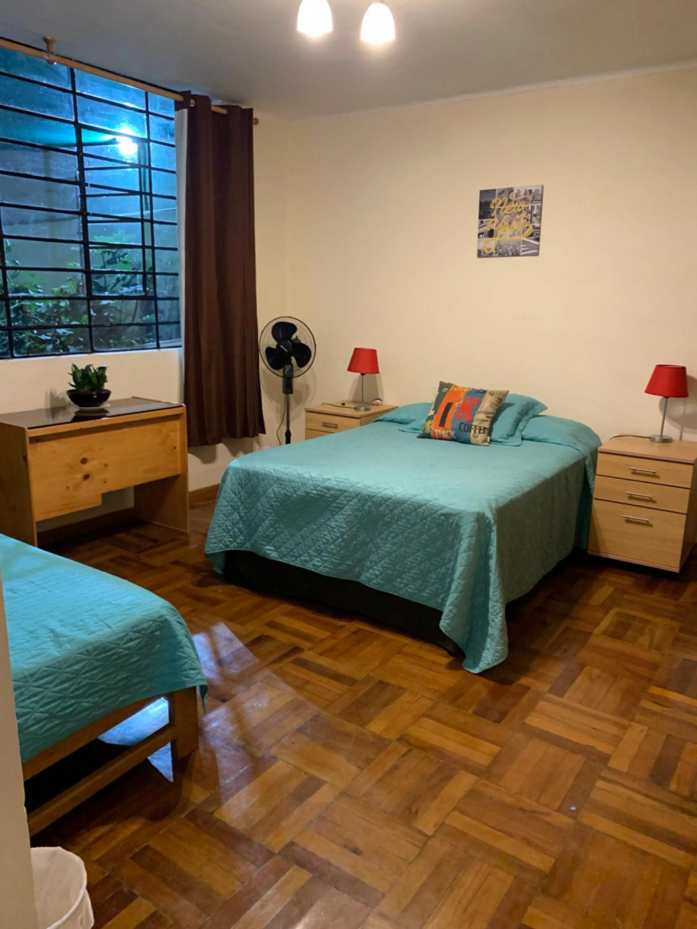 Photo of the whole room, Bed in Uli´s house