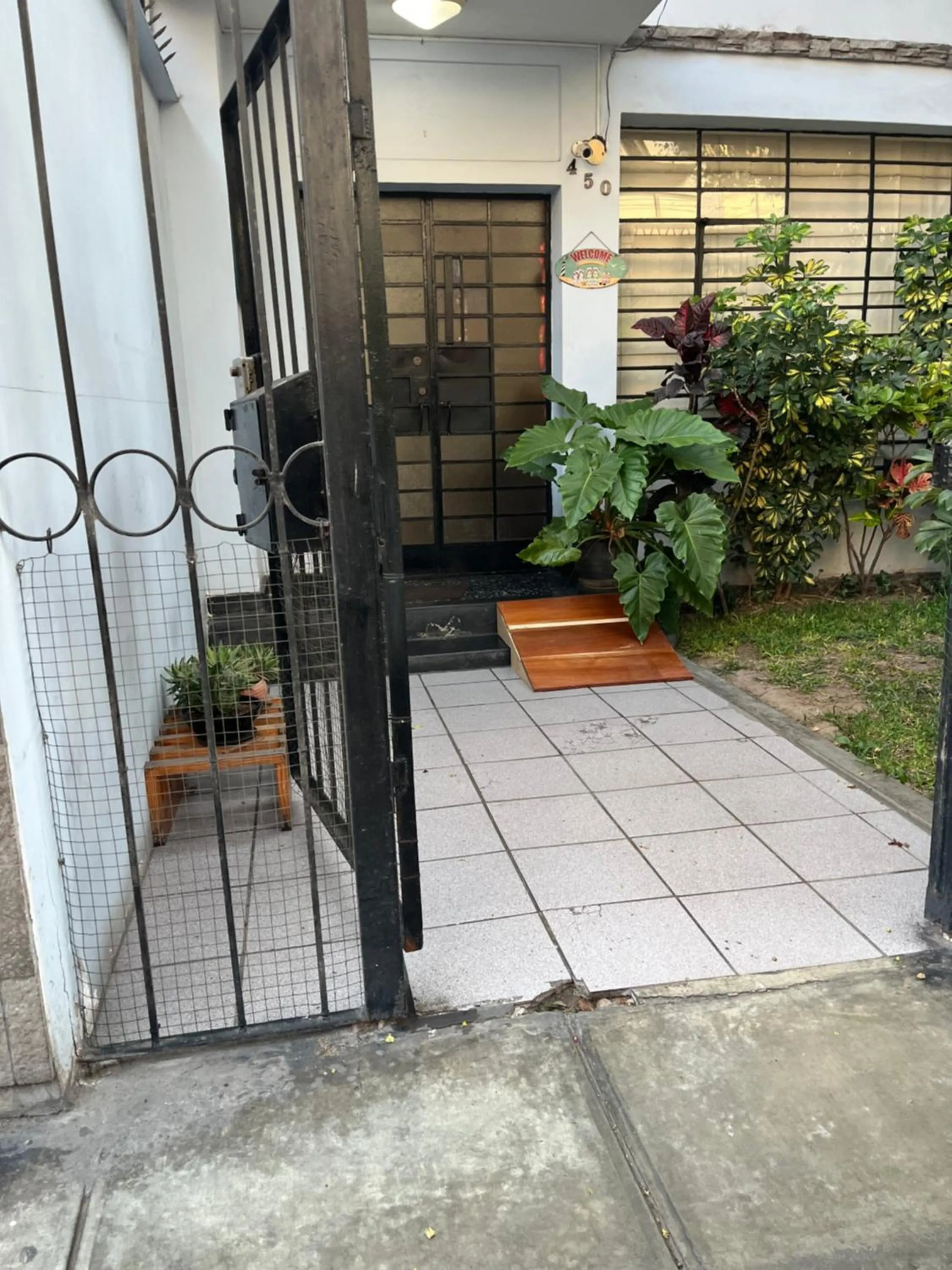 Facade/entrance in Uli´s house