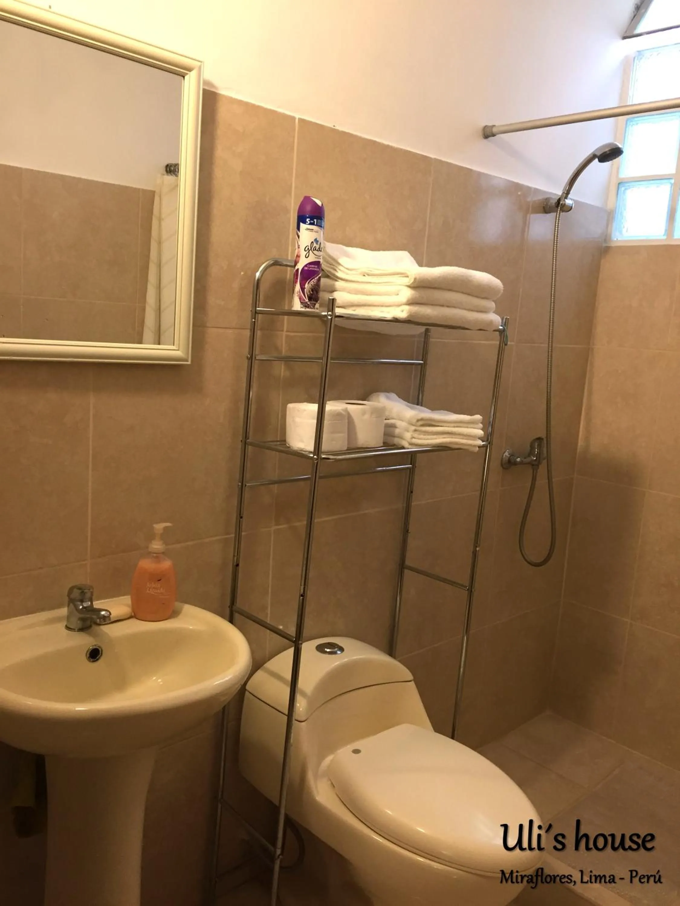 Bathroom in Uli´s house