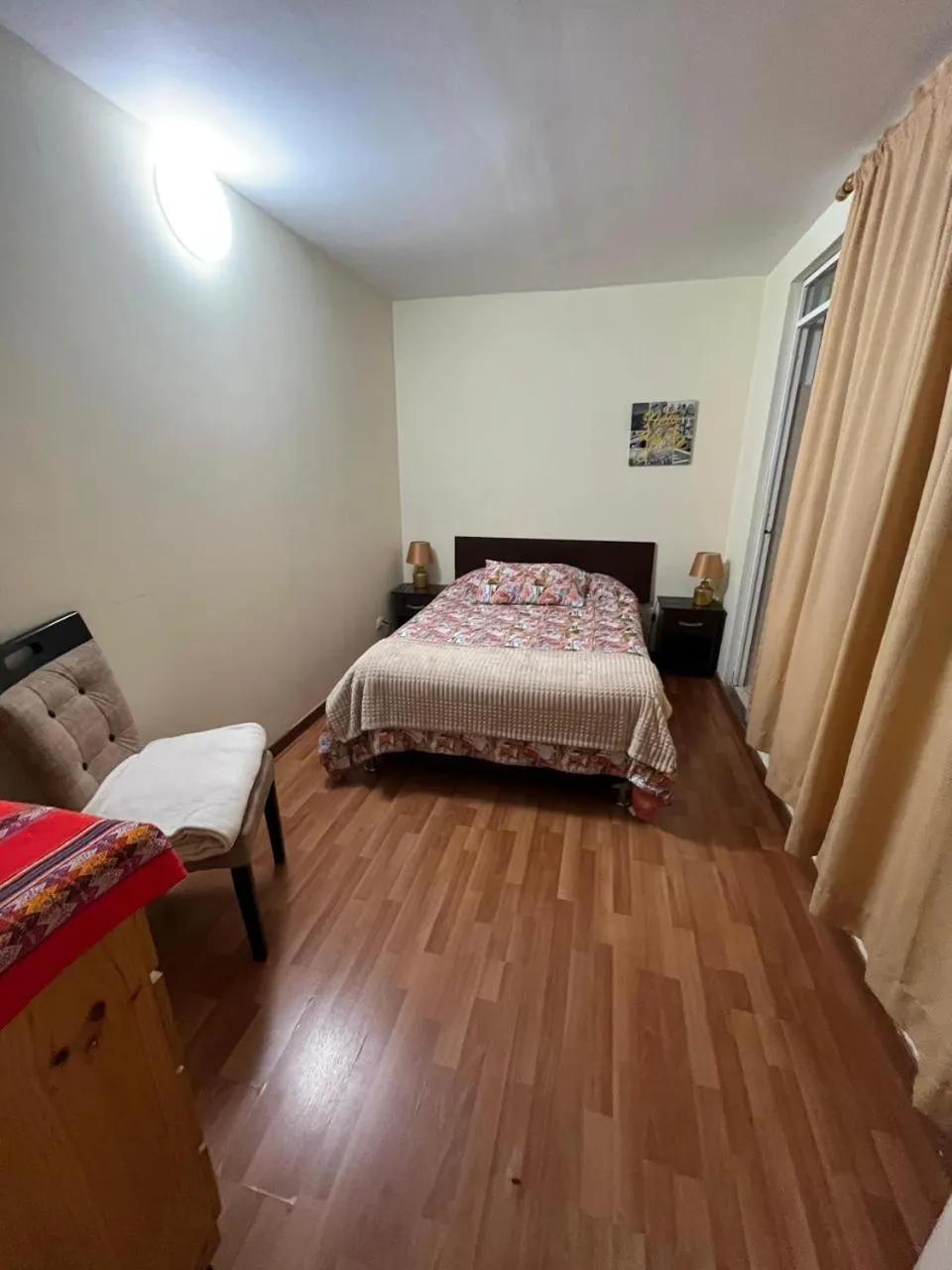 Photo of the whole room, Bed in Uli´s house