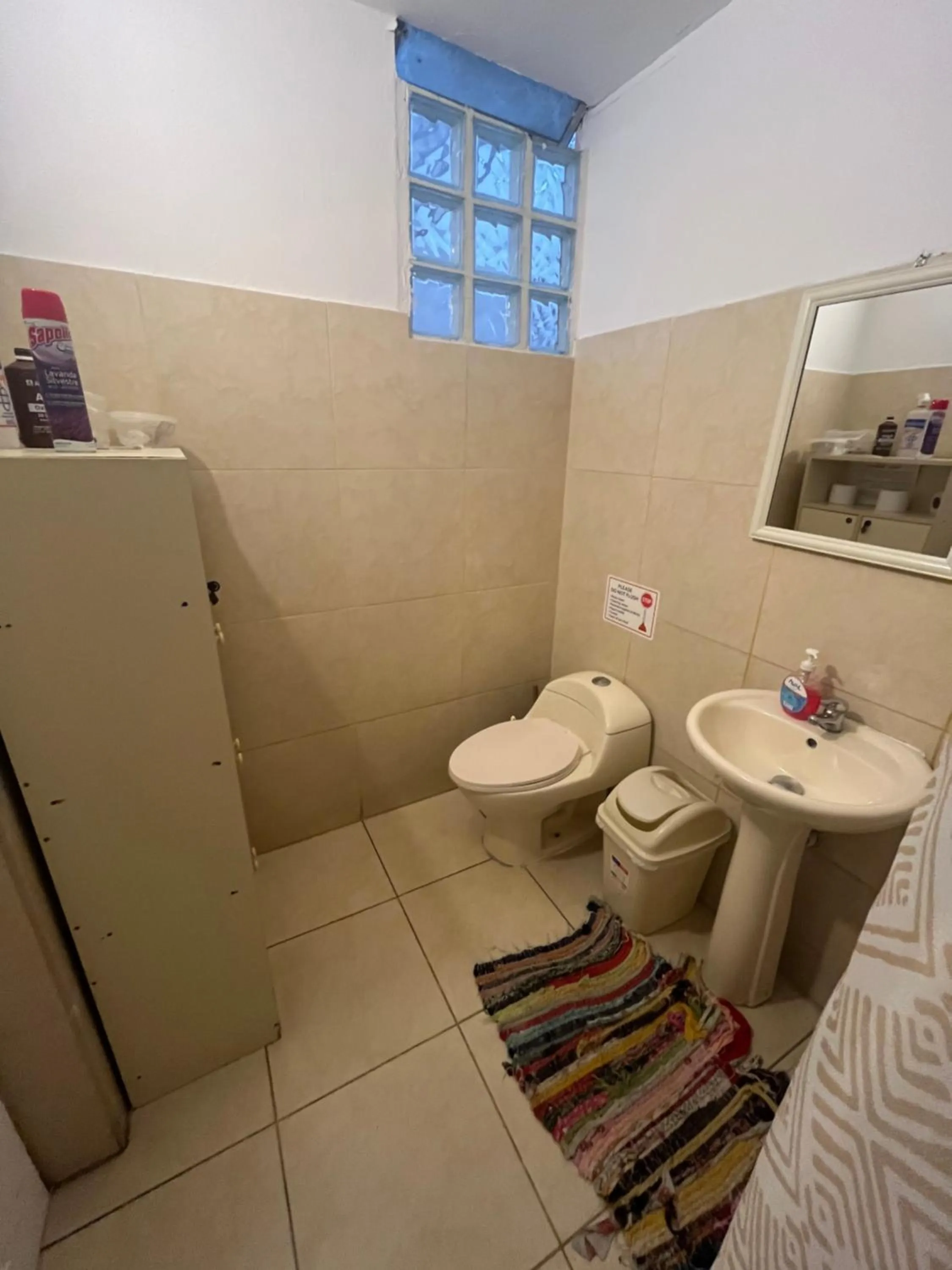 Bathroom in Uli´s house