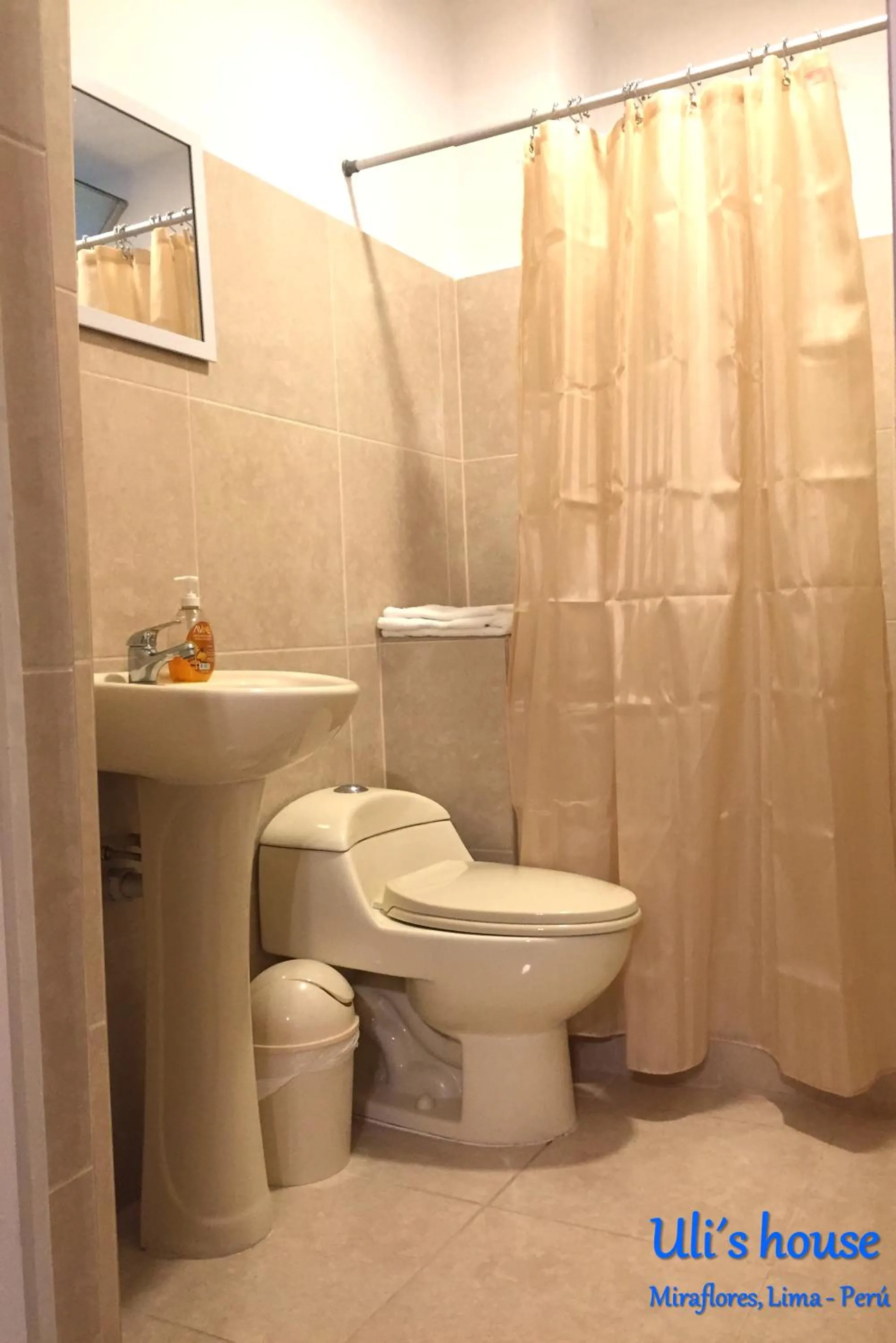 Bathroom in Uli´s house