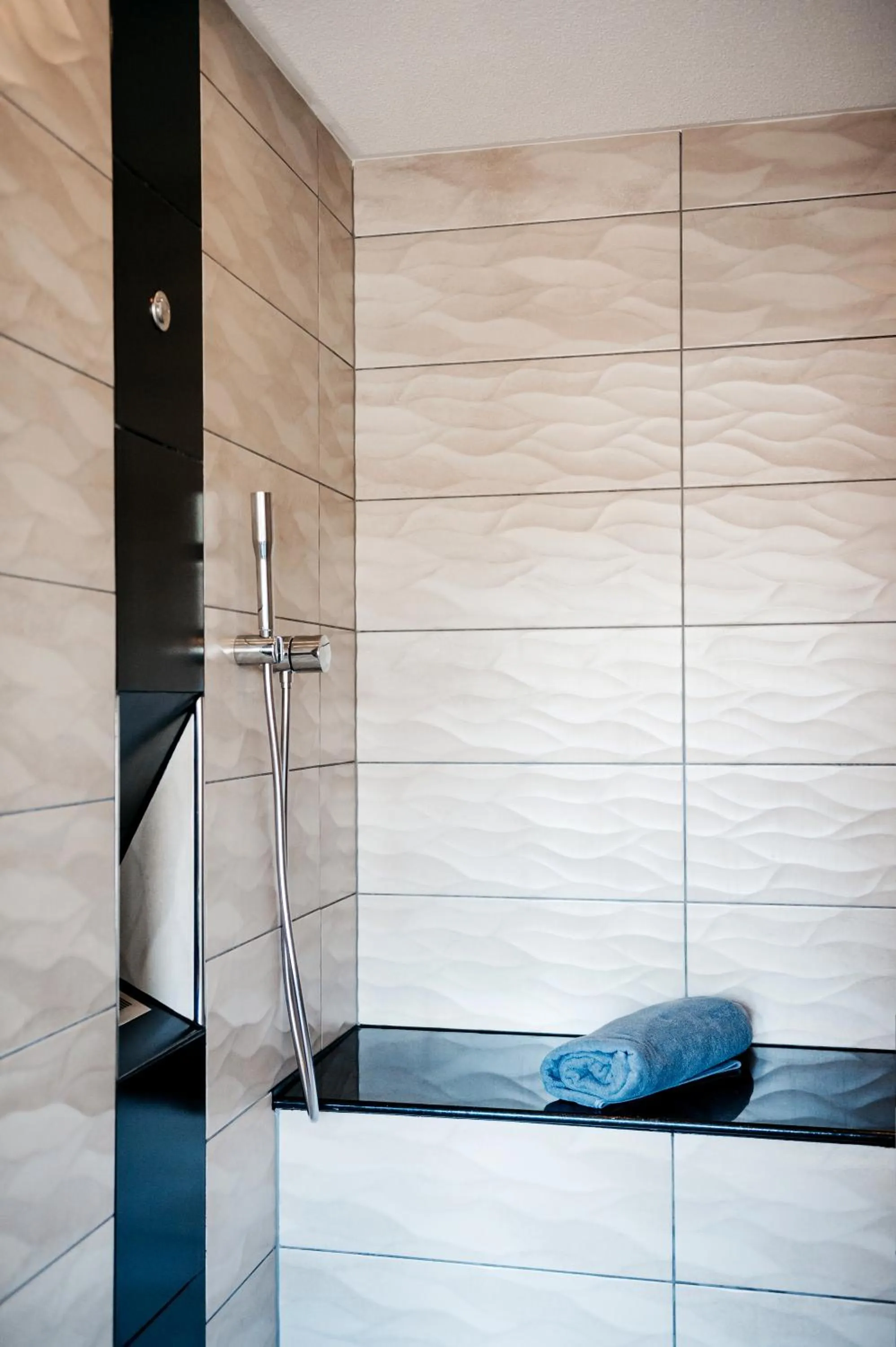 Steam room in Logis Hôtel Restaurant Au Lion Rouge