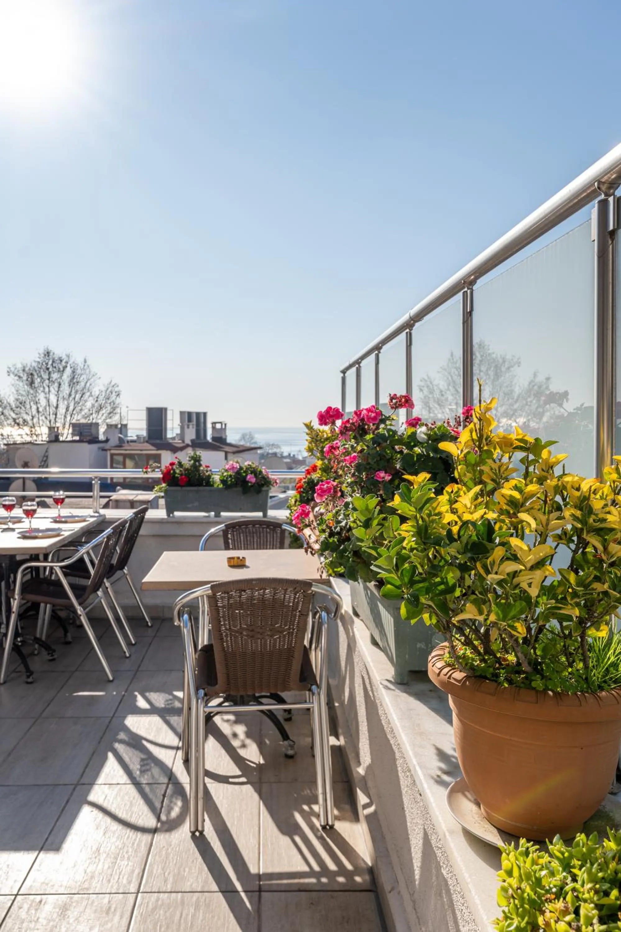 Balcony/Terrace in Feyza Apart