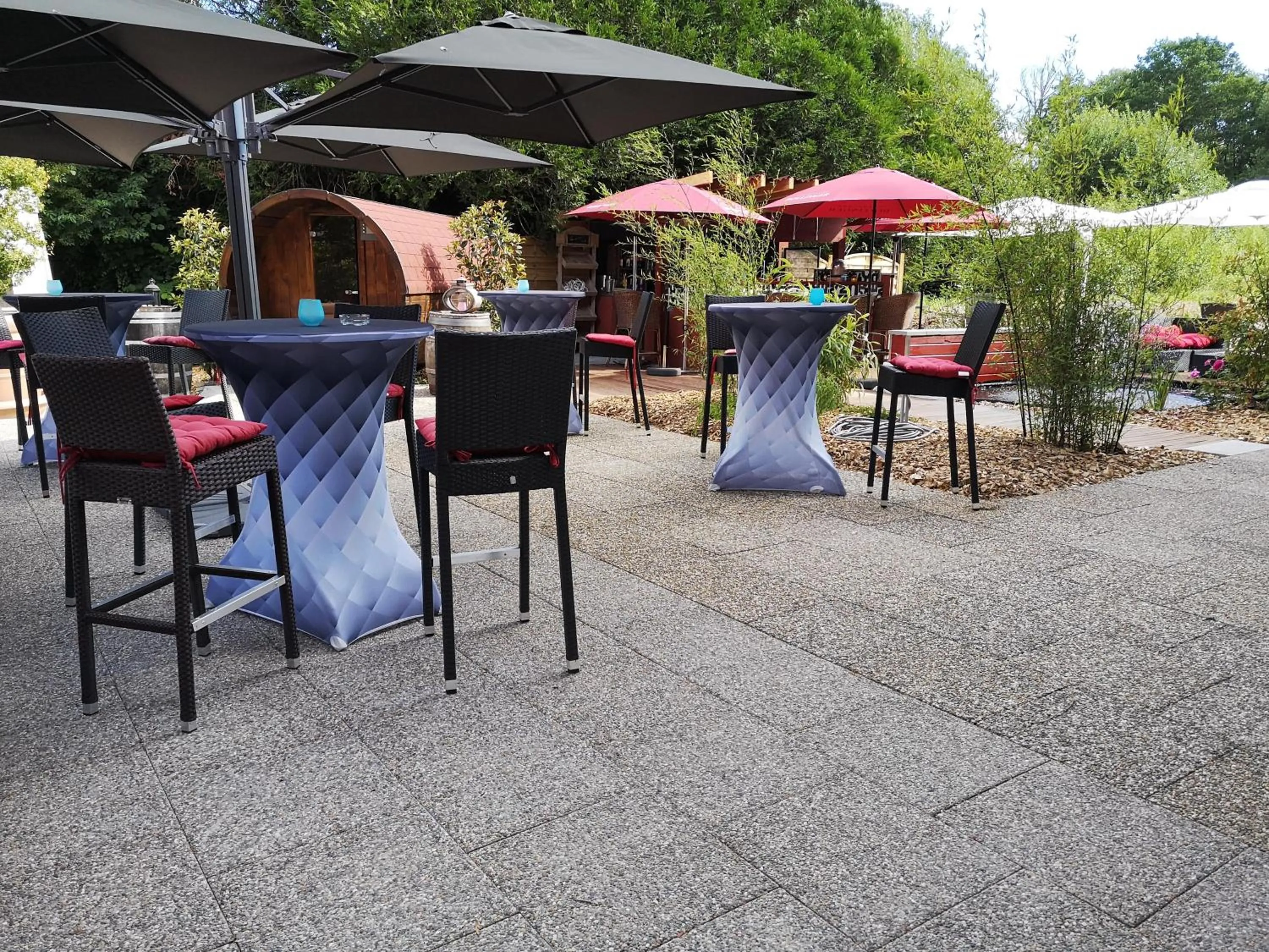 Garden in Hôtel Restaurant Kuentz