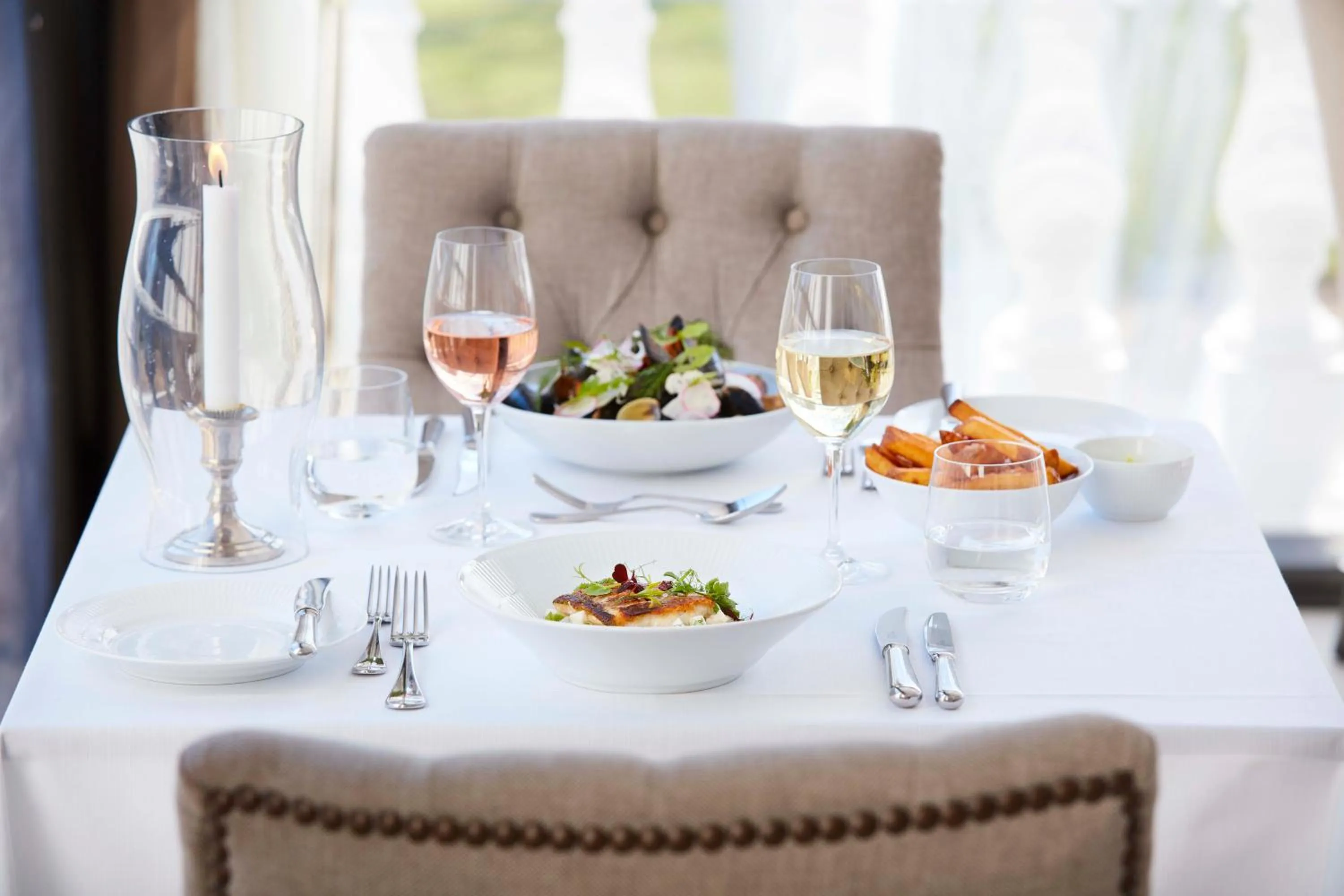 Lunch in Kokkedal Slot Copenhagen