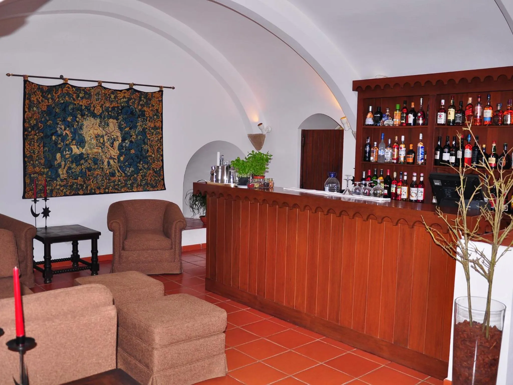 Lounge or bar in Pousada Castelo de Alvito