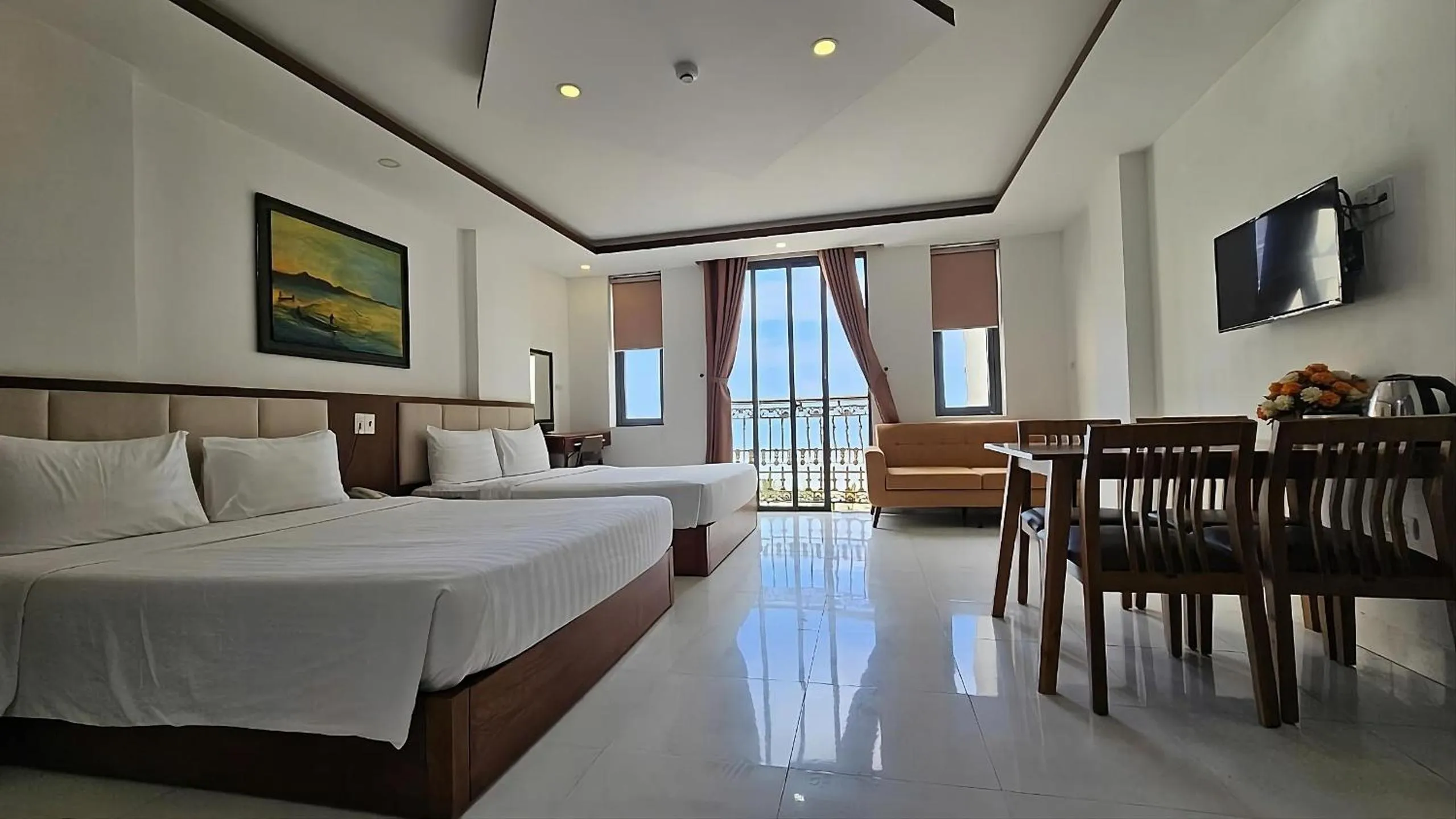 Bed in New Era Hotel & Apartments