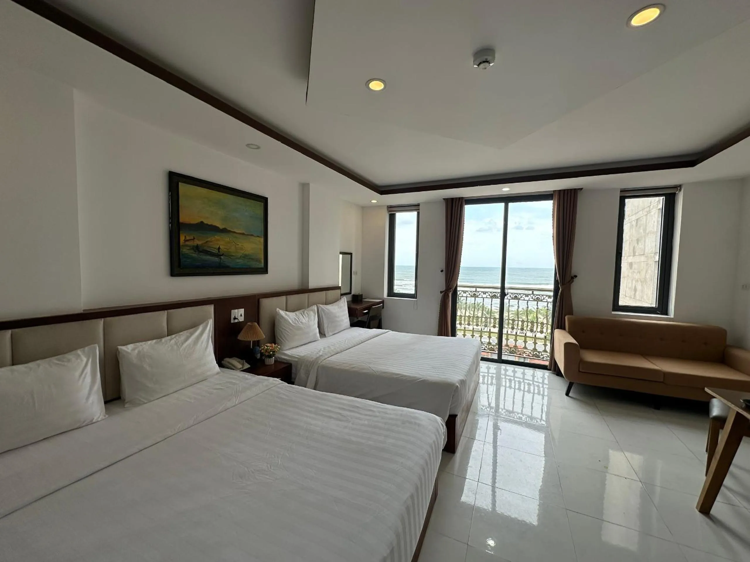 Bed in New Era Hotel & Apartments