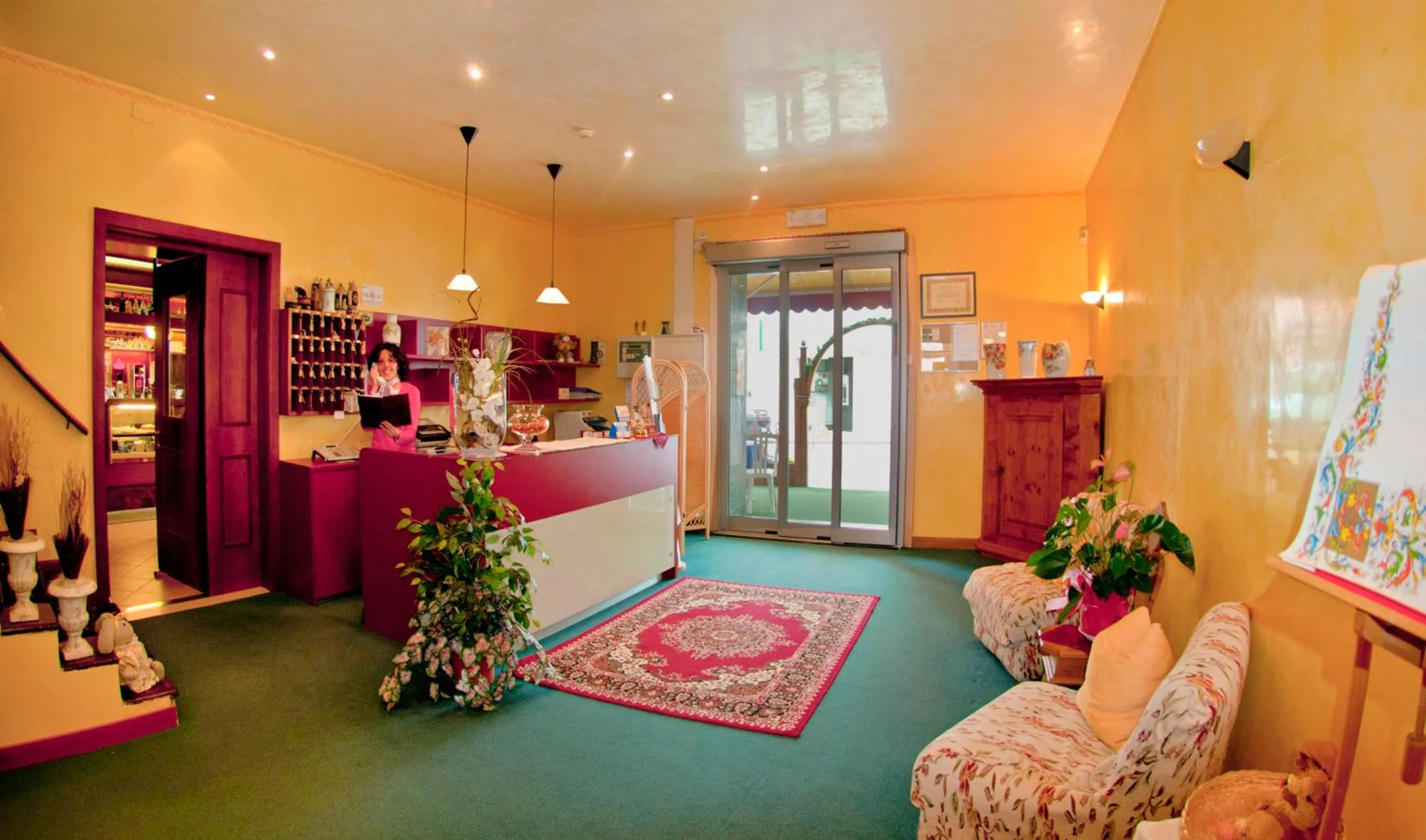 Lobby or reception in Albergo Due Spade