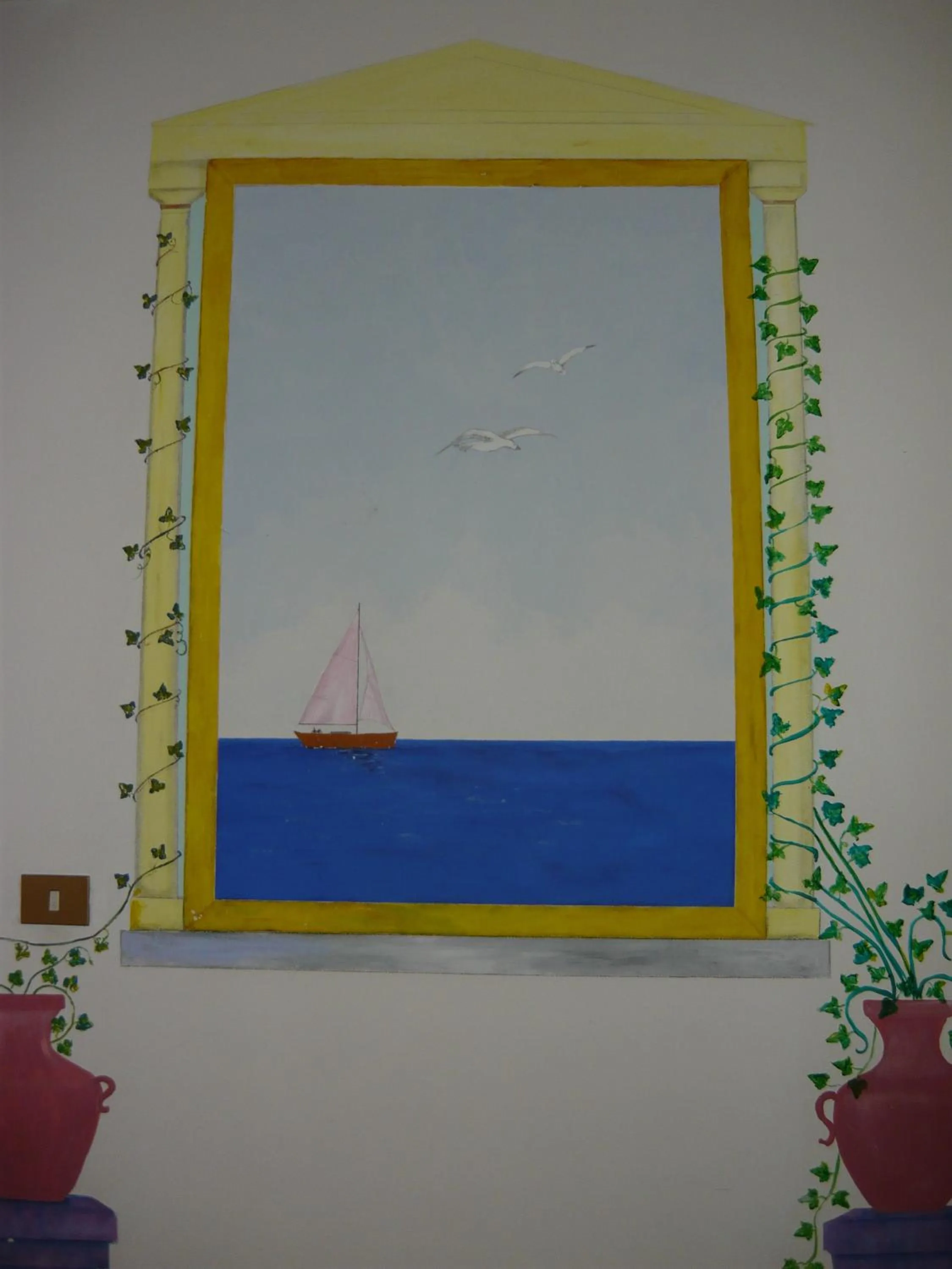 Decorative detail in Hotel Acquazzurra