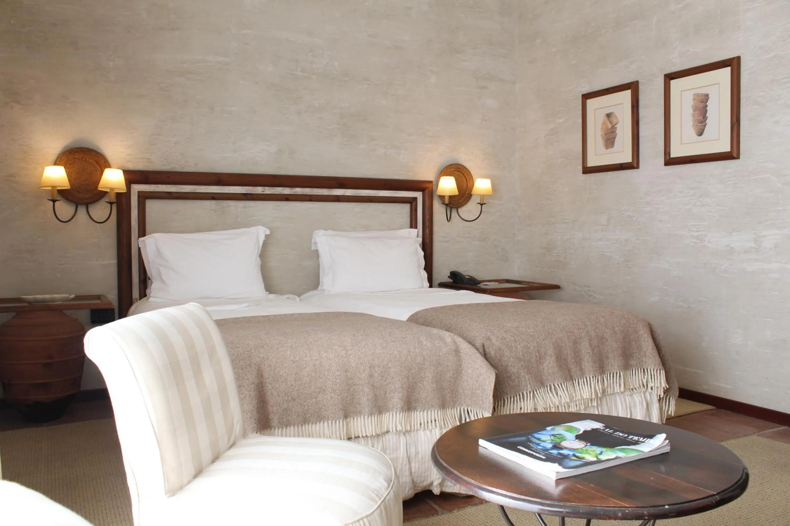 Bed in Pousada Convento de Belmonte