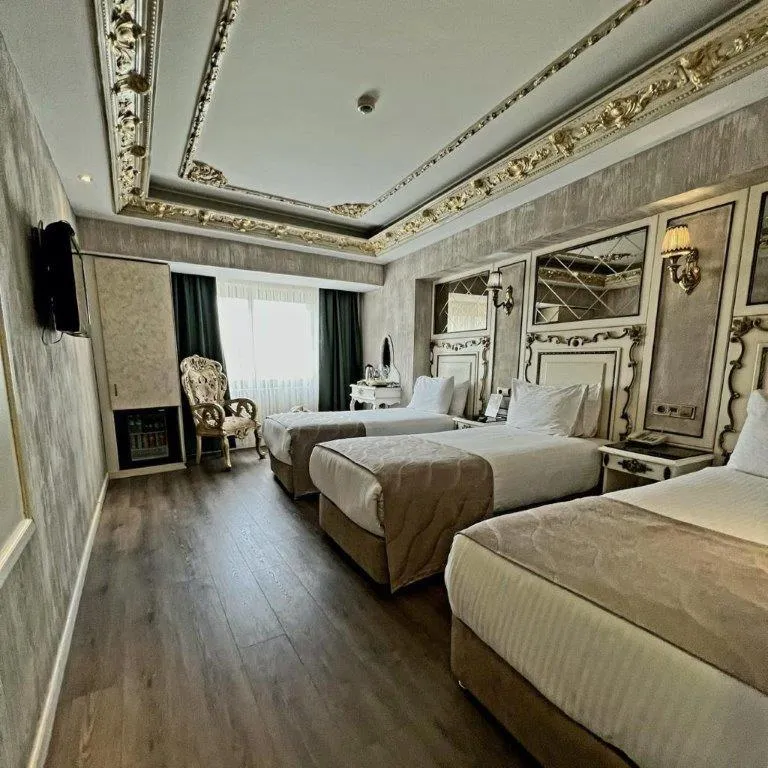 Bed in Hotel Buyuk Hamit