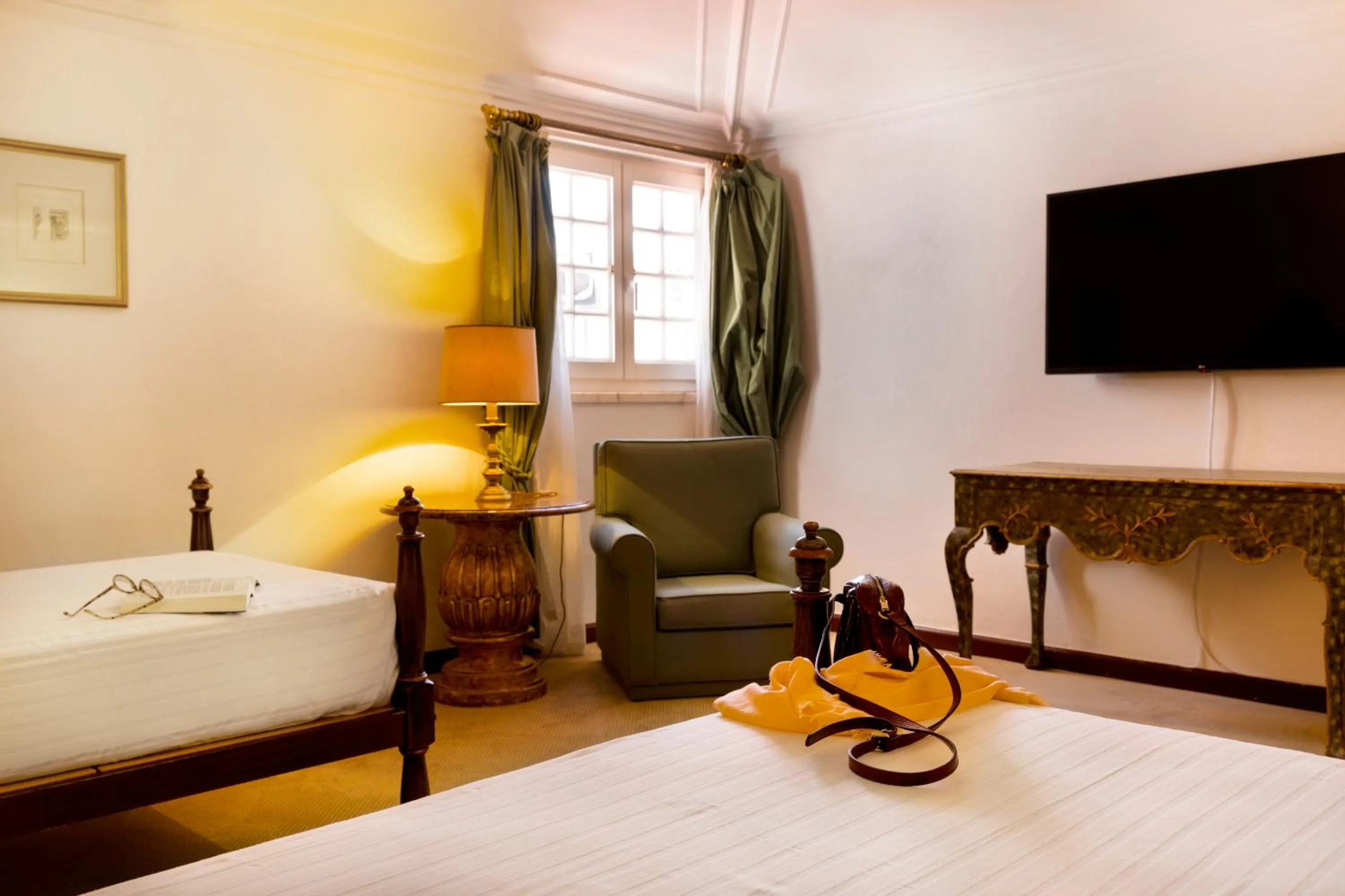 Bed in Pousada Castelo de Estremoz