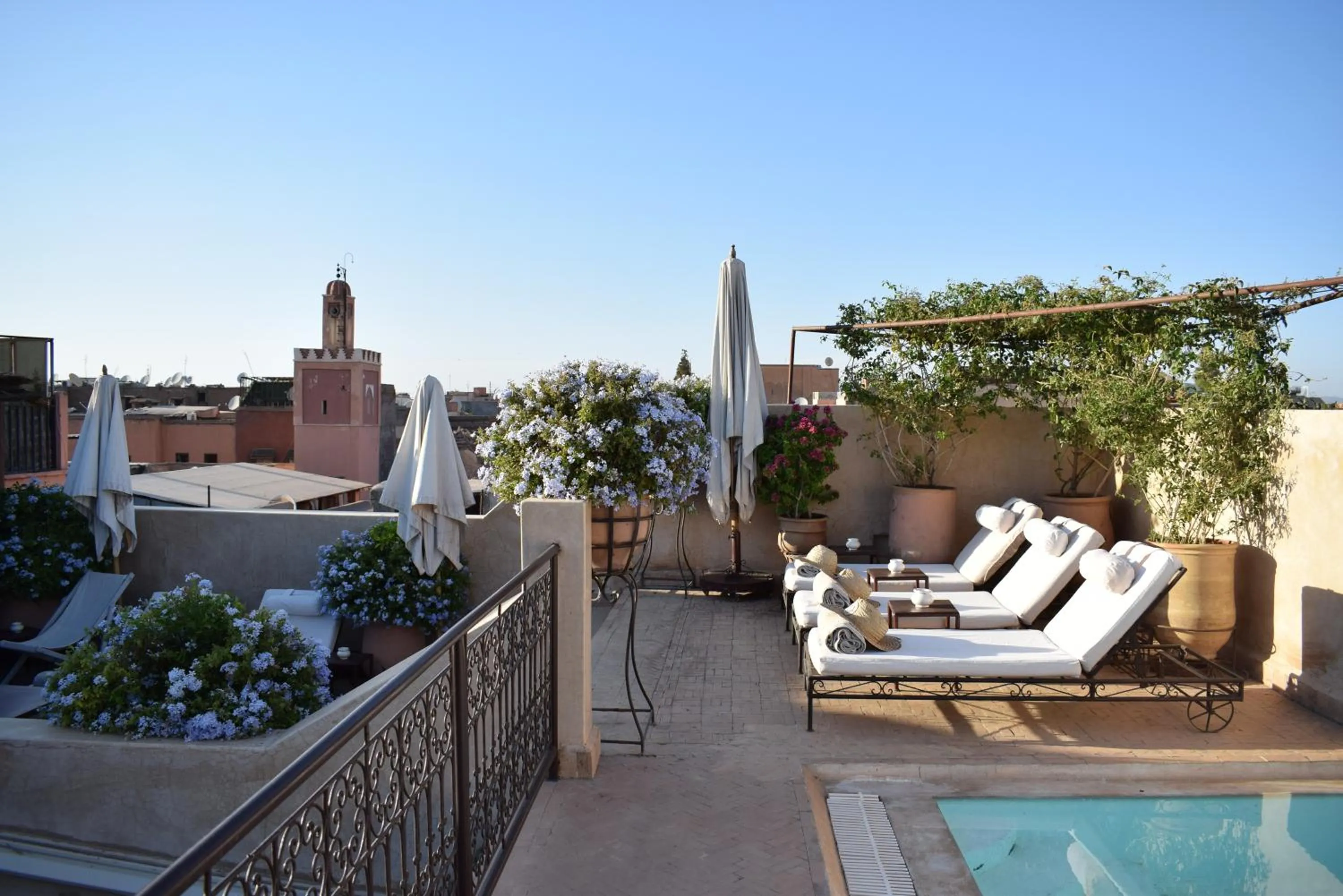 Balcony/Terrace in Riad Abracadabra