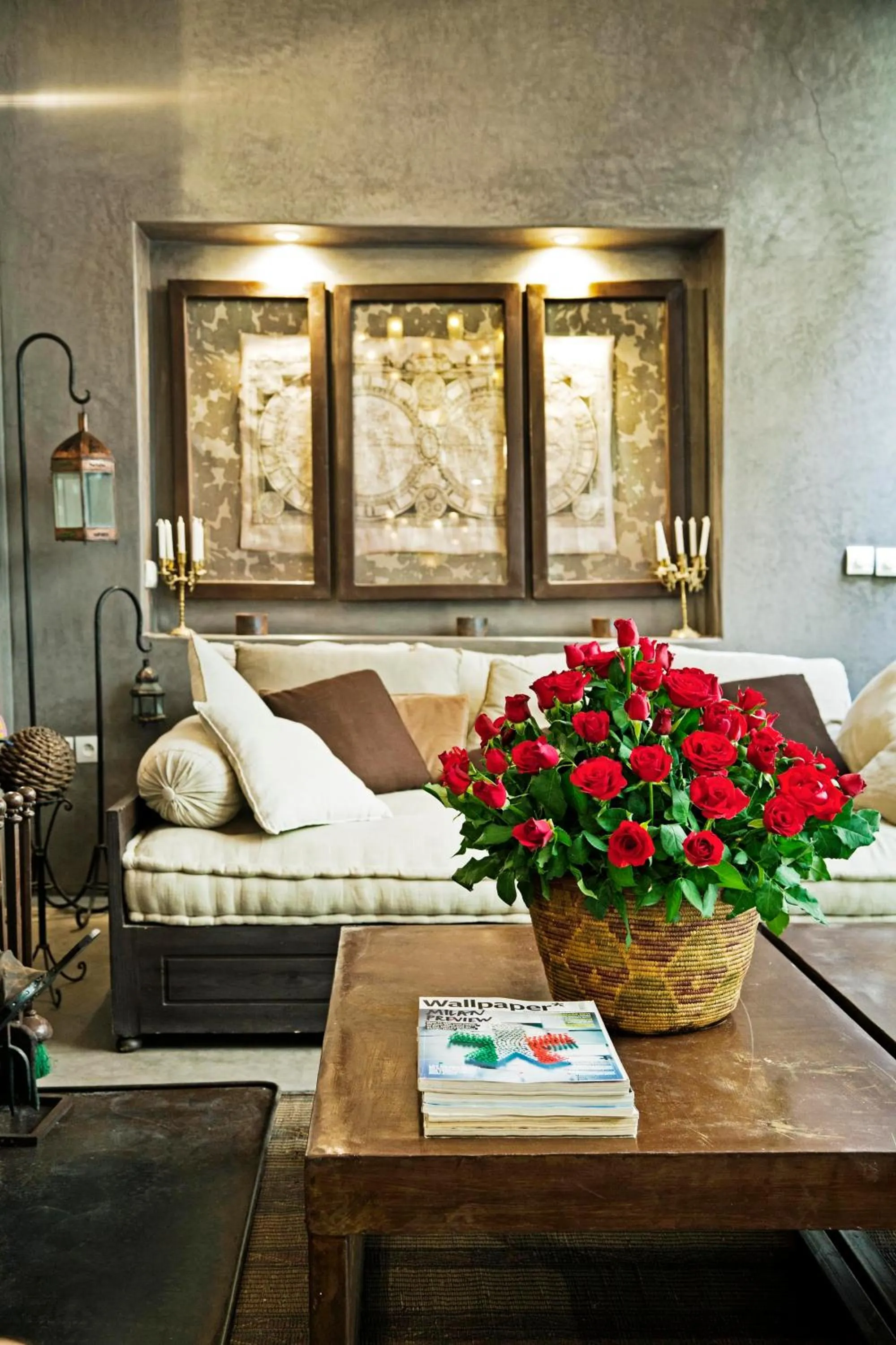 Communal lounge/ TV room in Riad Abracadabra