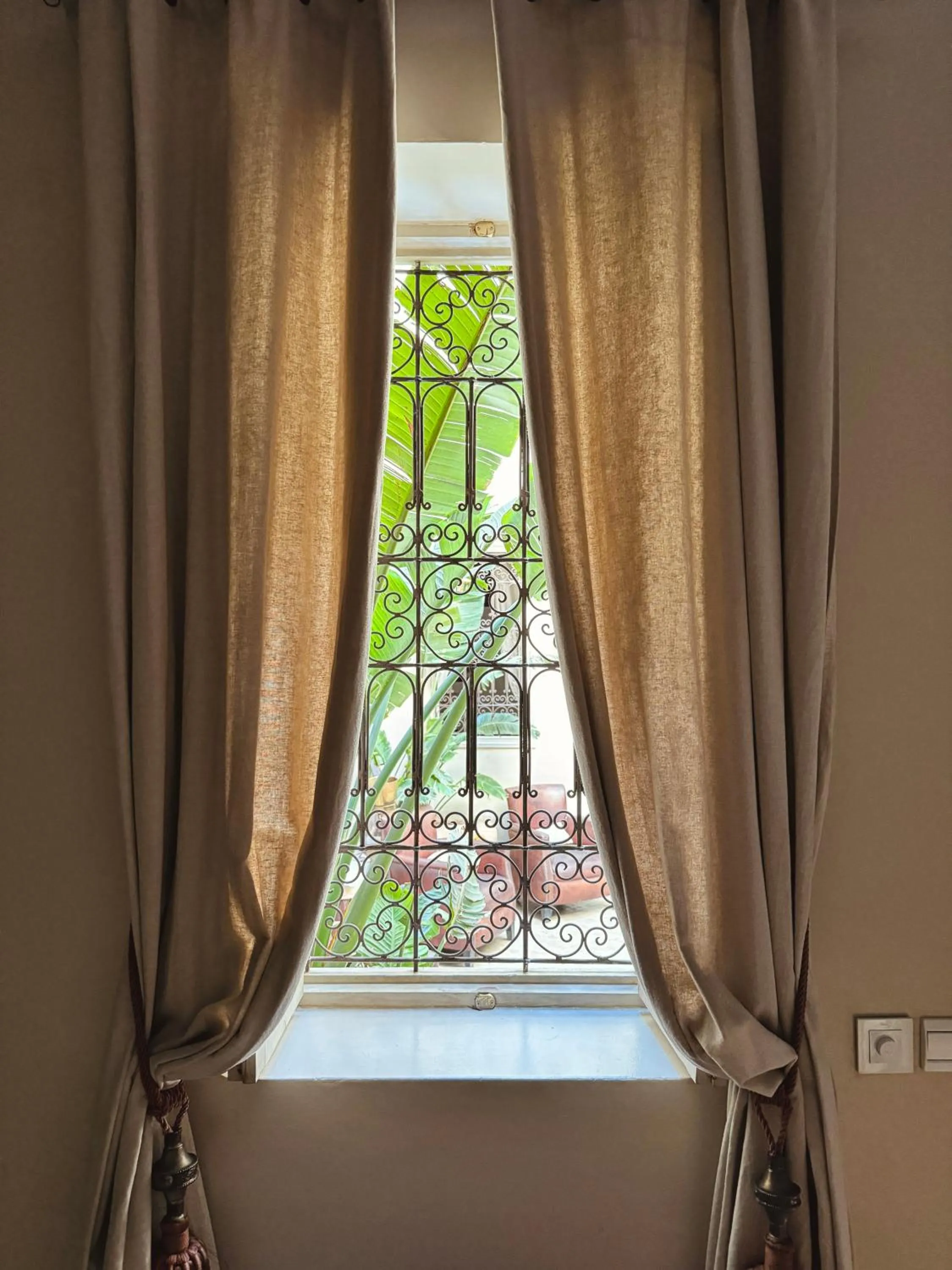 Garden view in Riad Abracadabra