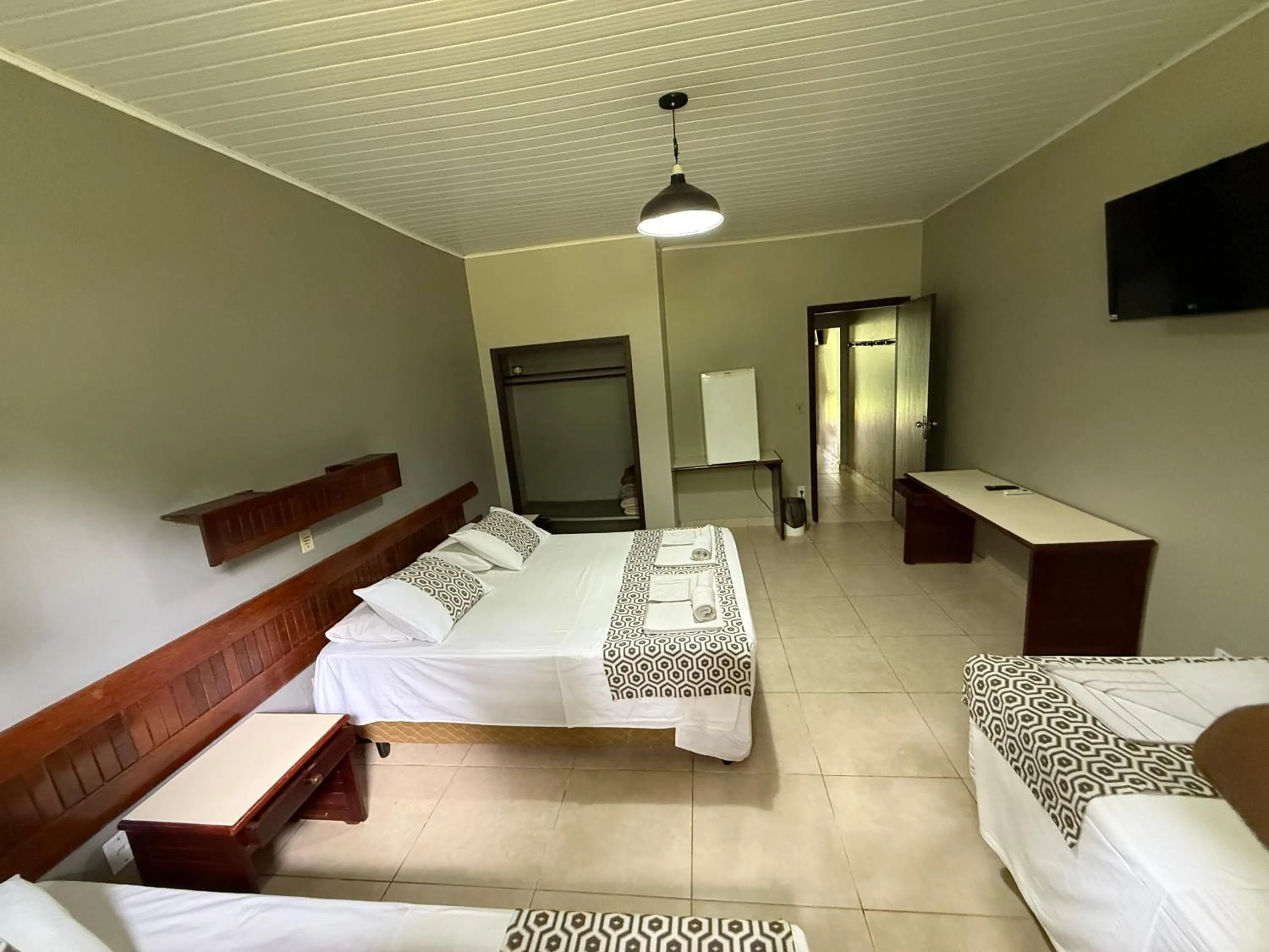 Bed in Hotel Mato Grosso Águas Quentes