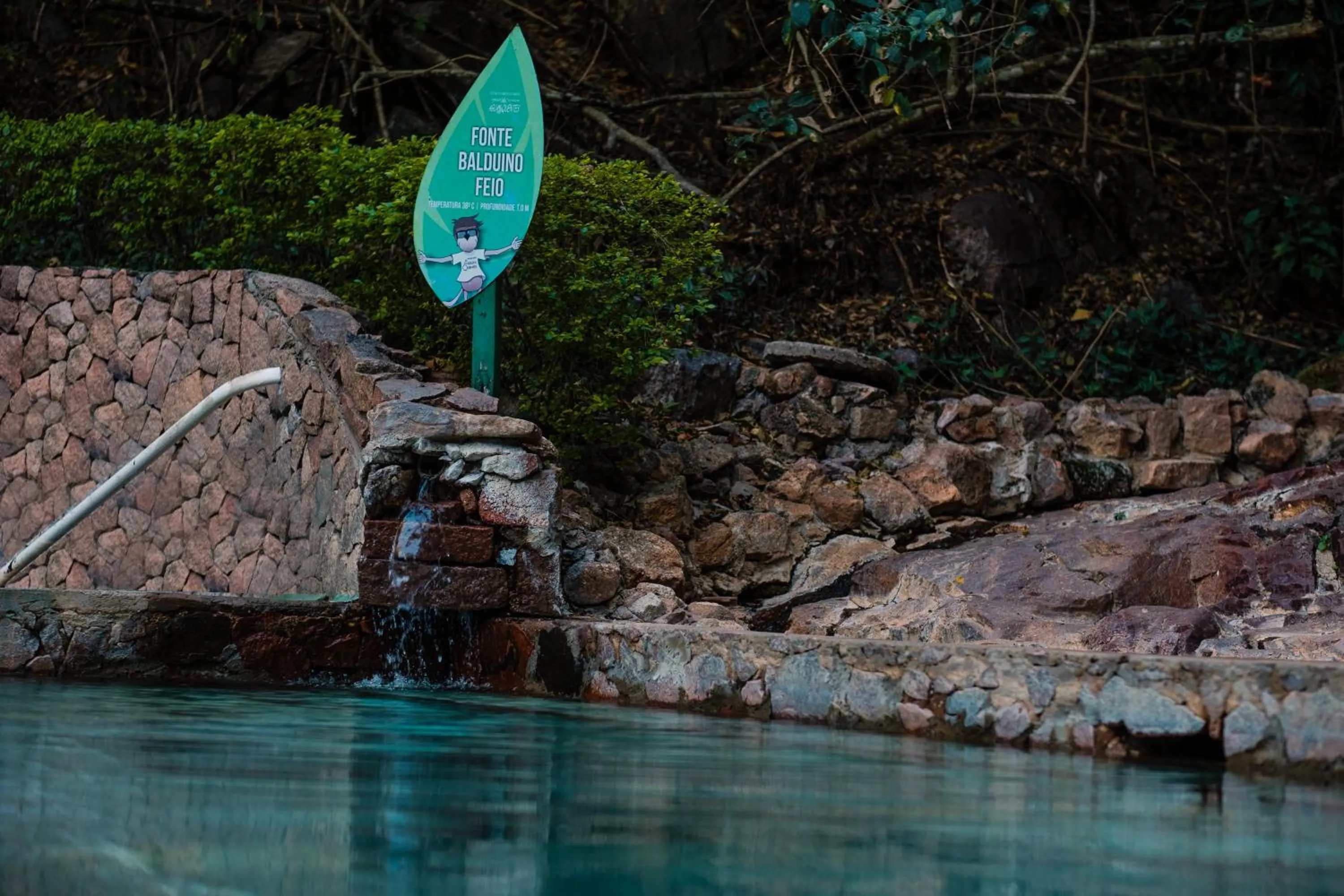 Swimming pool in Hotel Mato Grosso Águas Quentes
