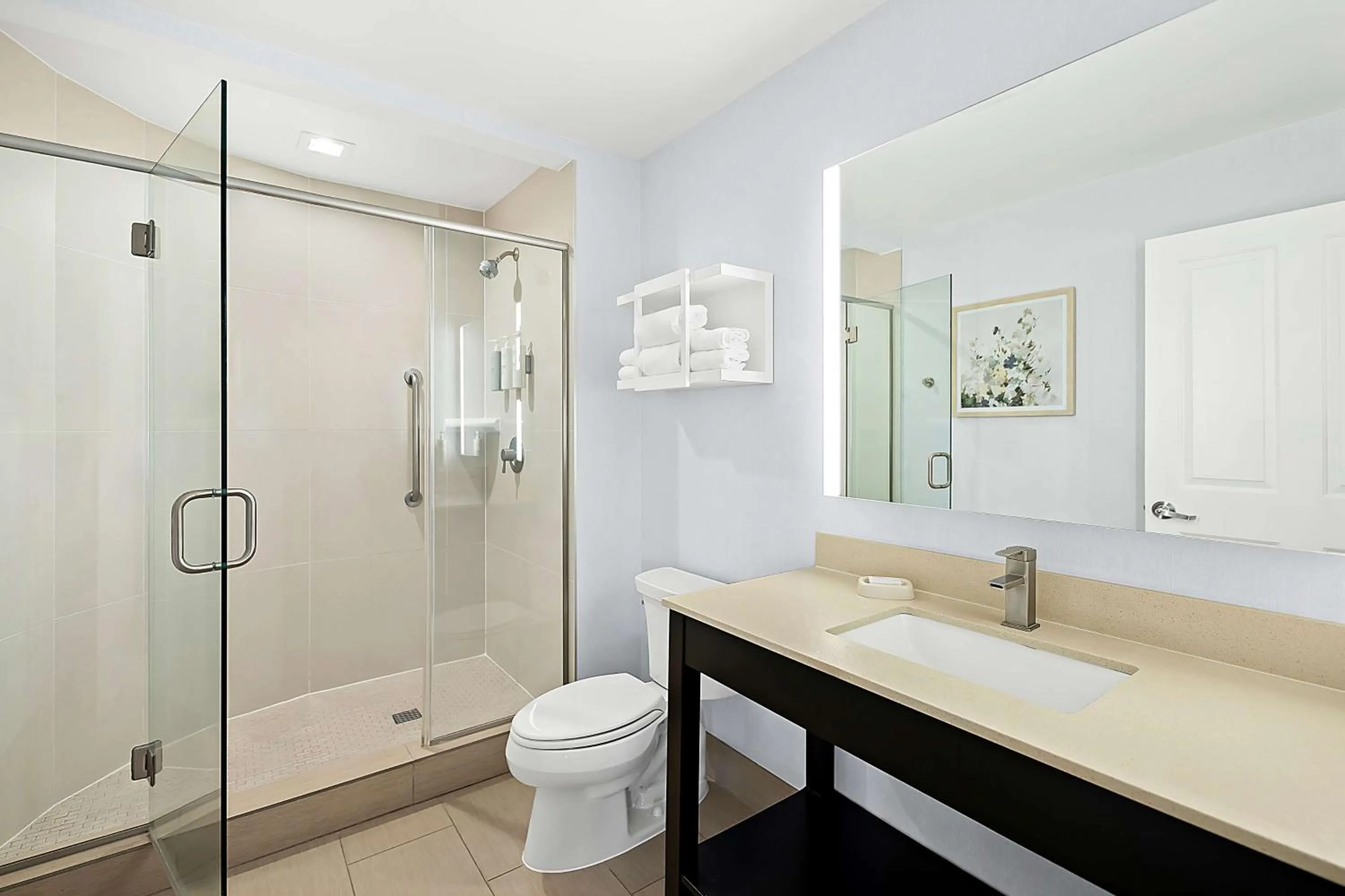 Bathroom in Hampton Inn Morgan Hill