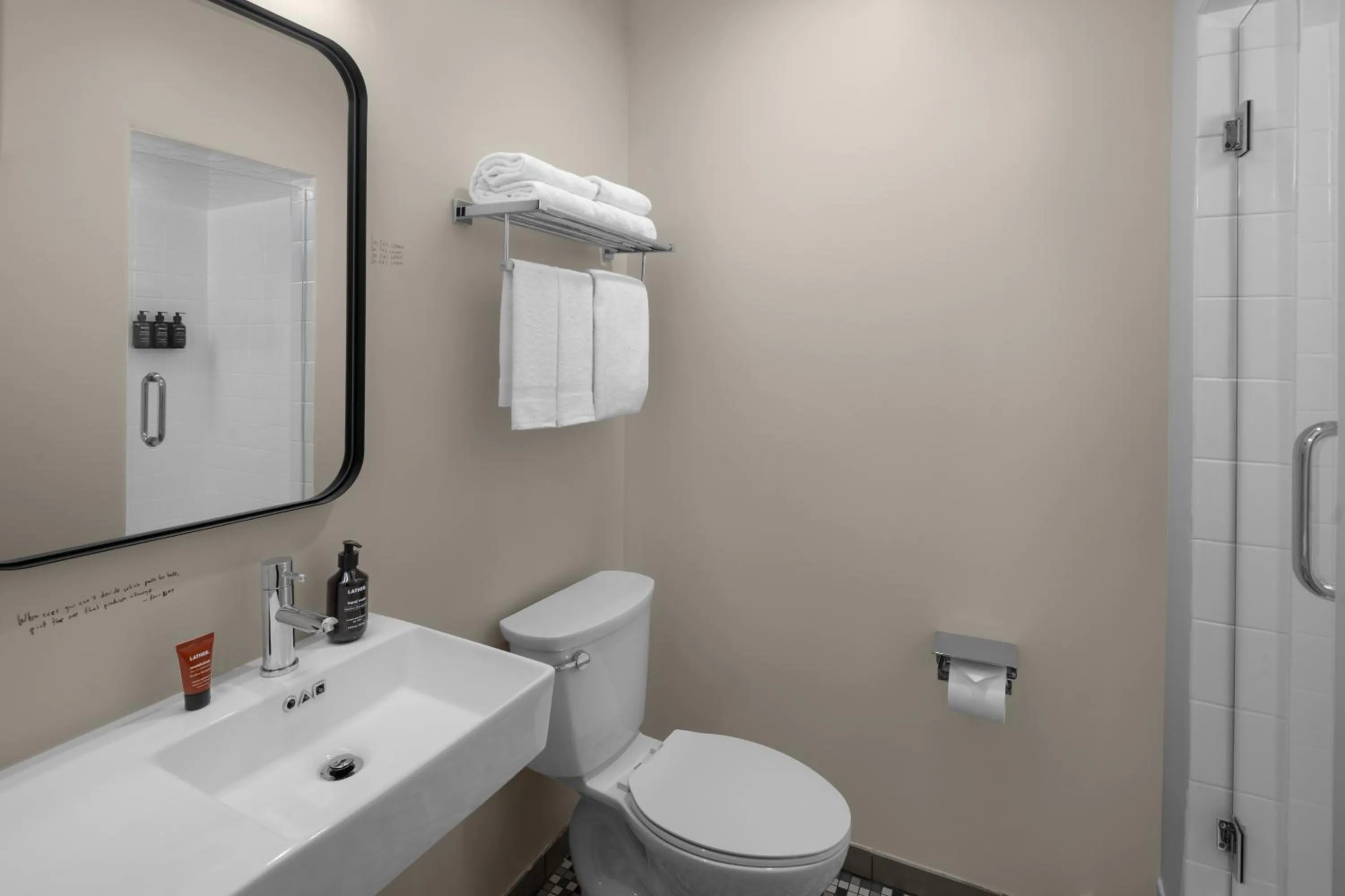 Bathroom in evo Hotel Tahoe City