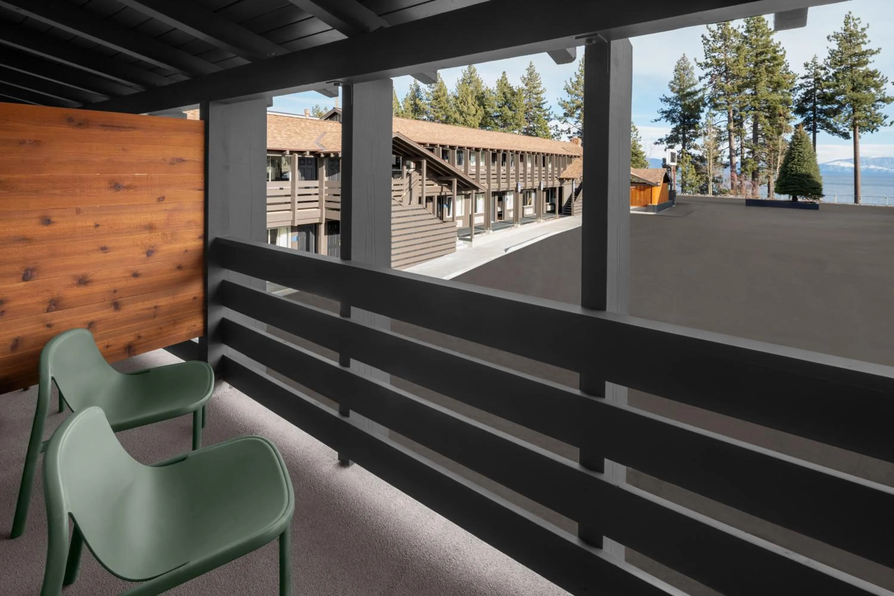 Patio in evo Hotel Tahoe City