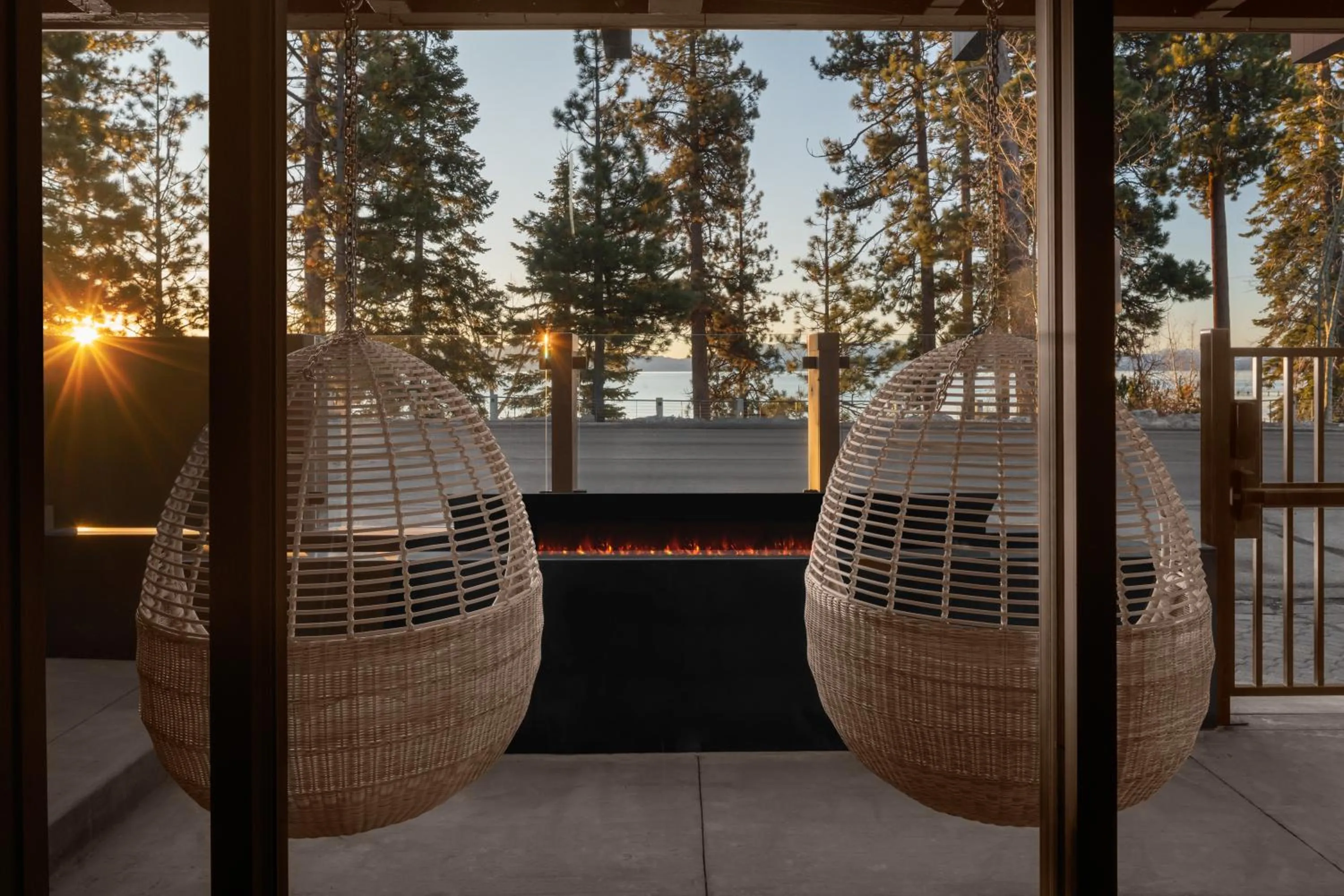 Patio in evo Hotel Tahoe City