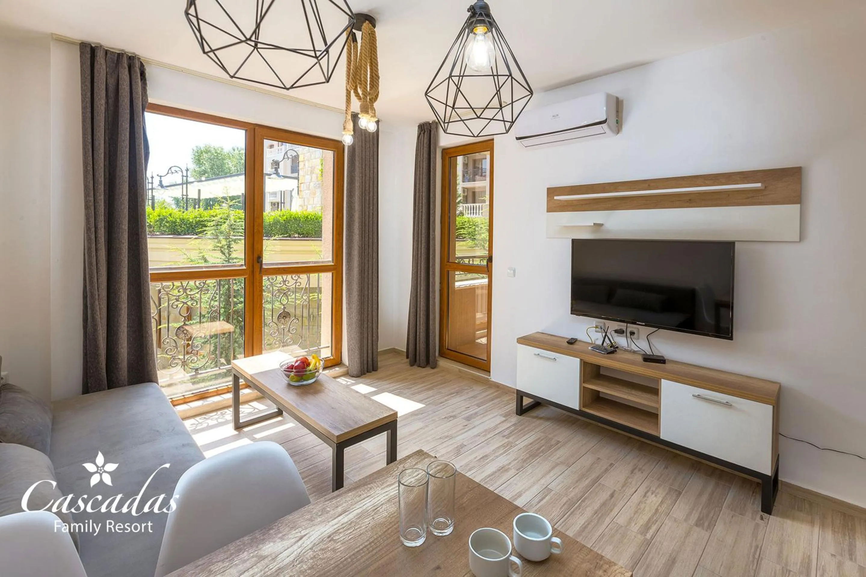 Living room in Cascadas Family Resort