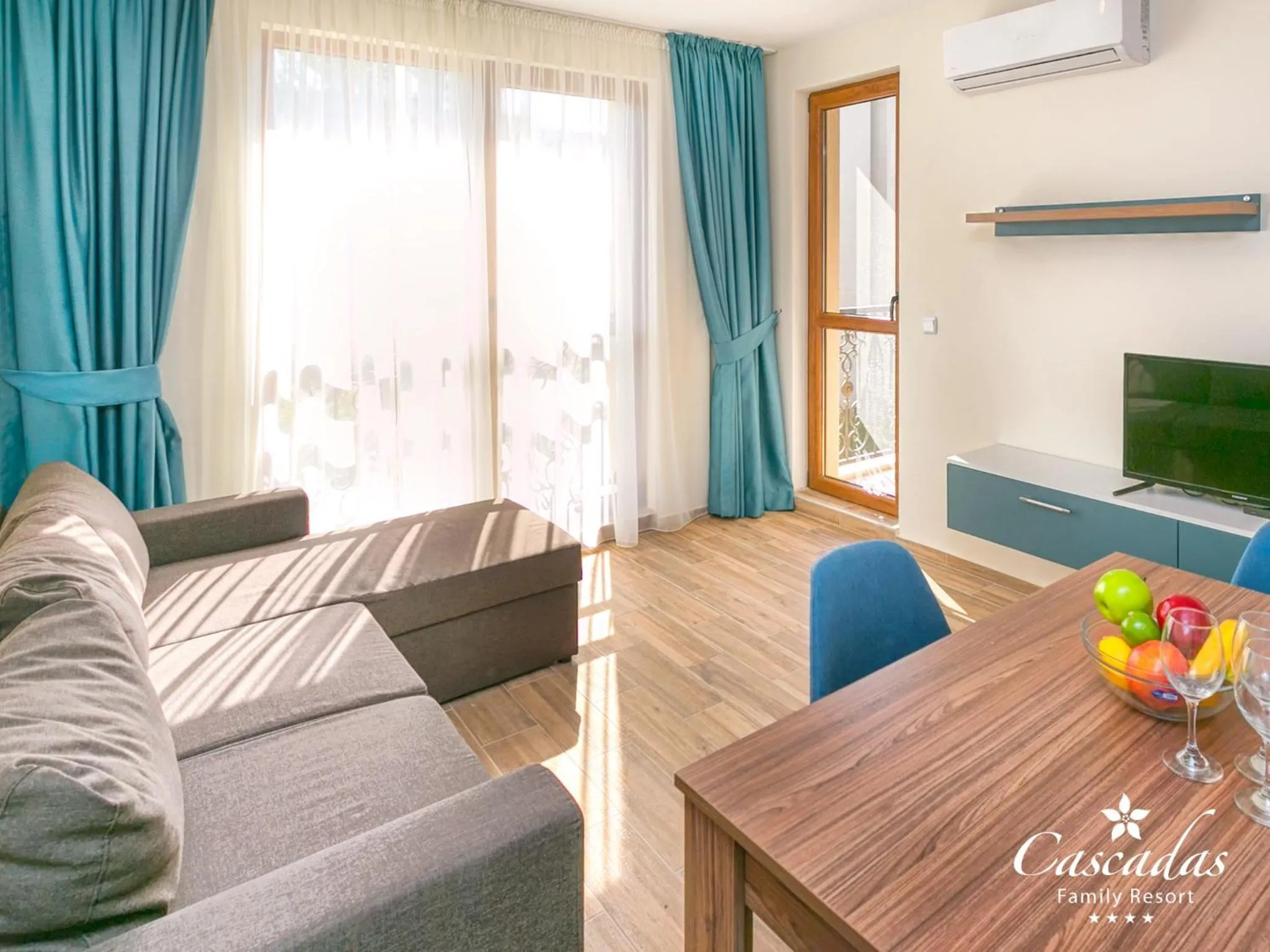 Living room in Cascadas Family Resort