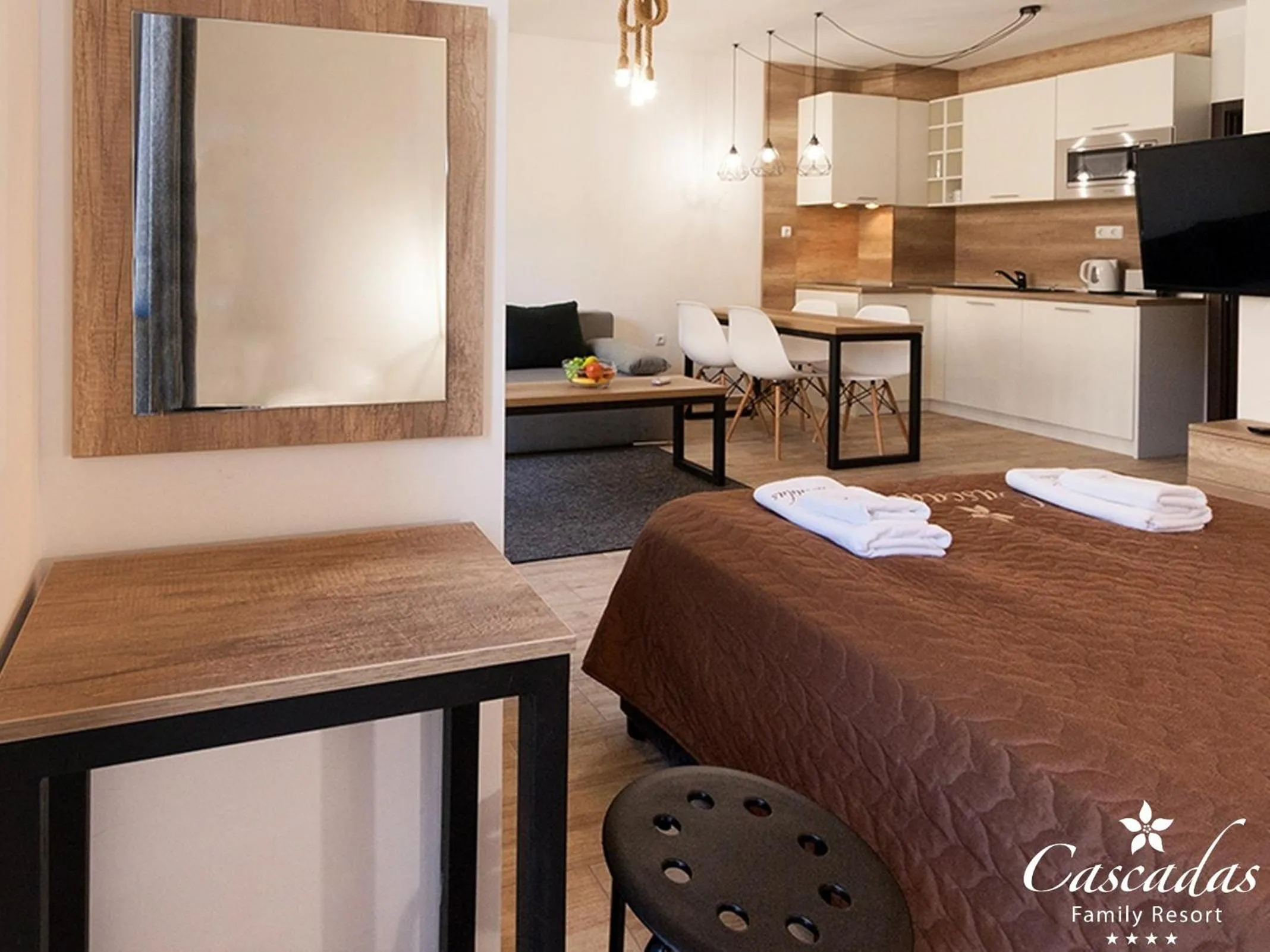 Dining area in Cascadas Family Resort