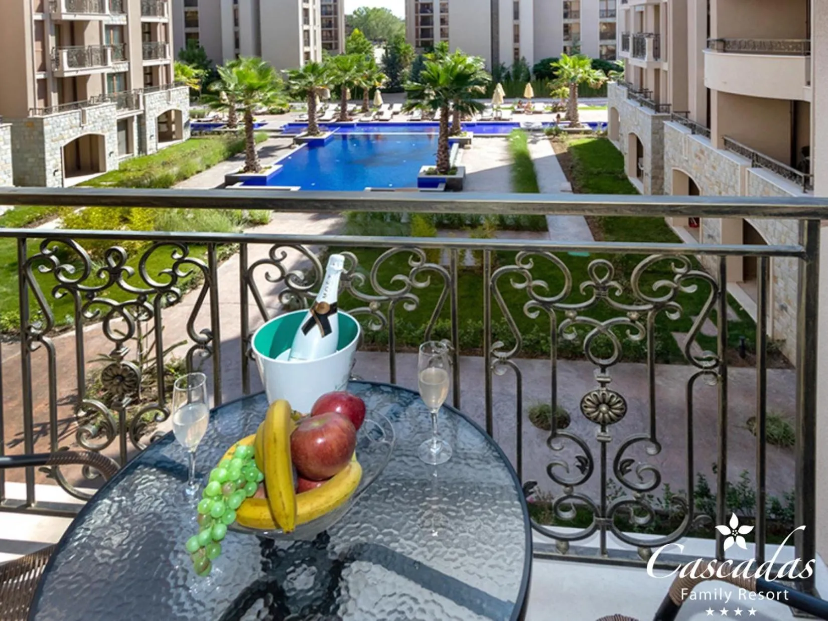 Balcony/Terrace in Cascadas Family Resort