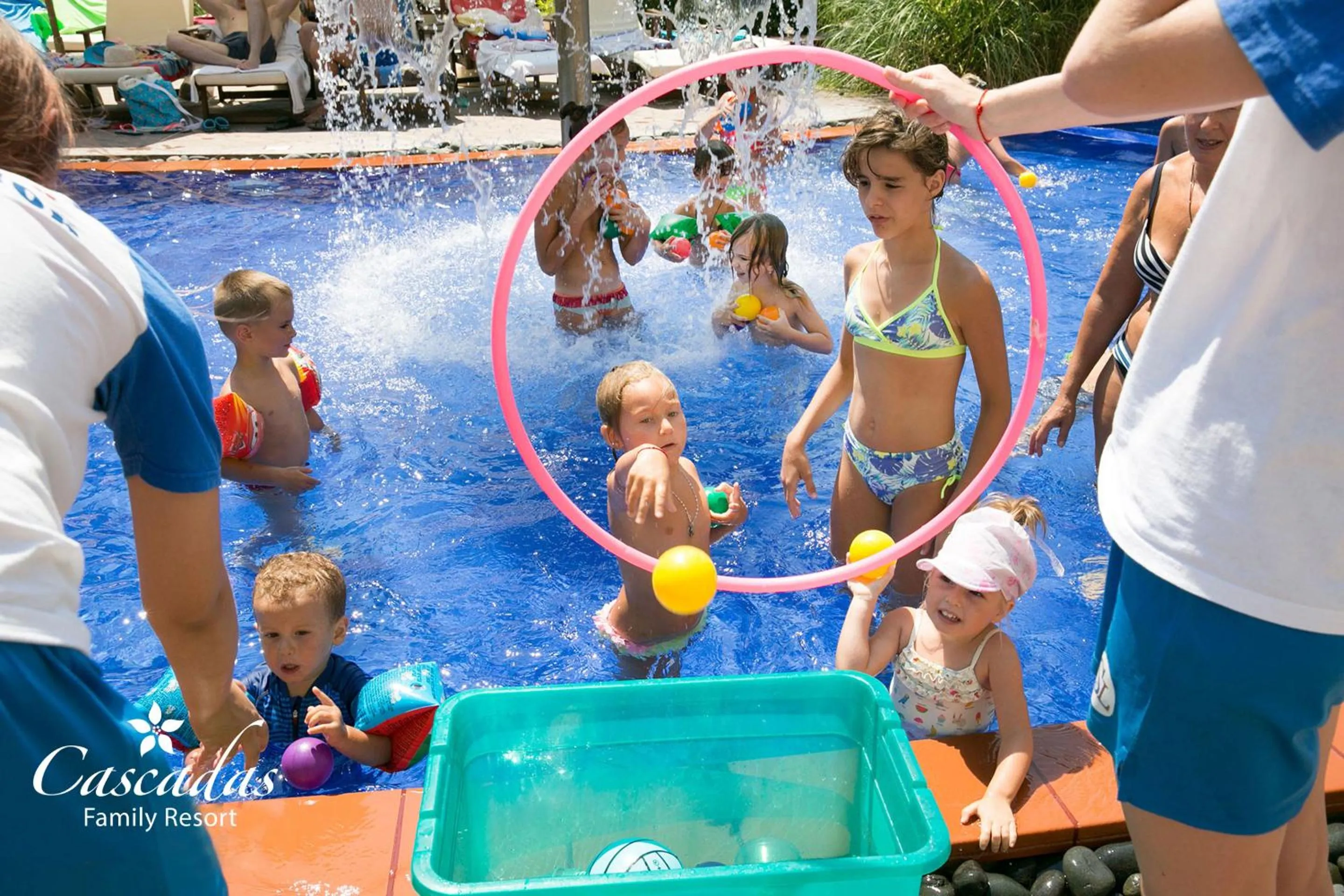 Children play ground in Cascadas Family Resort
