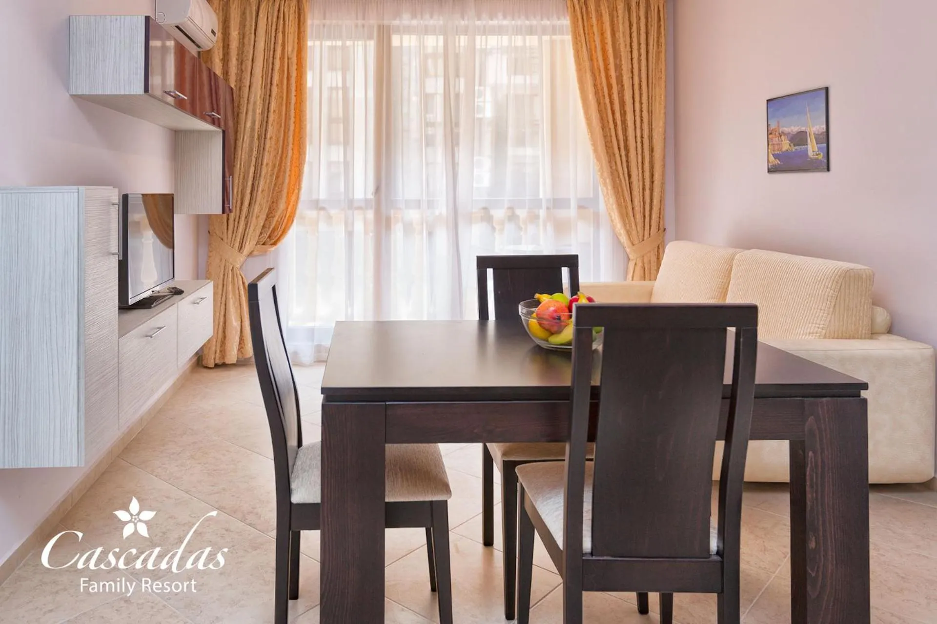 Living room in Cascadas Family Resort