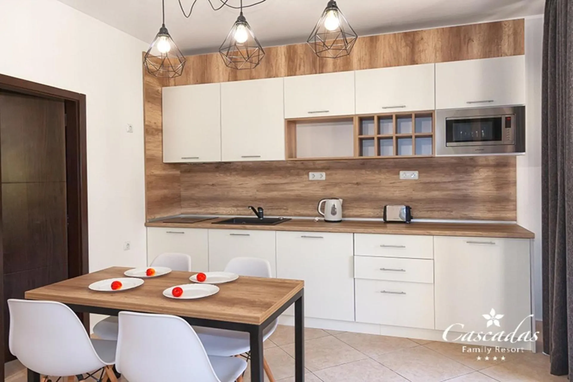 Kitchen or kitchenette in Cascadas Family Resort