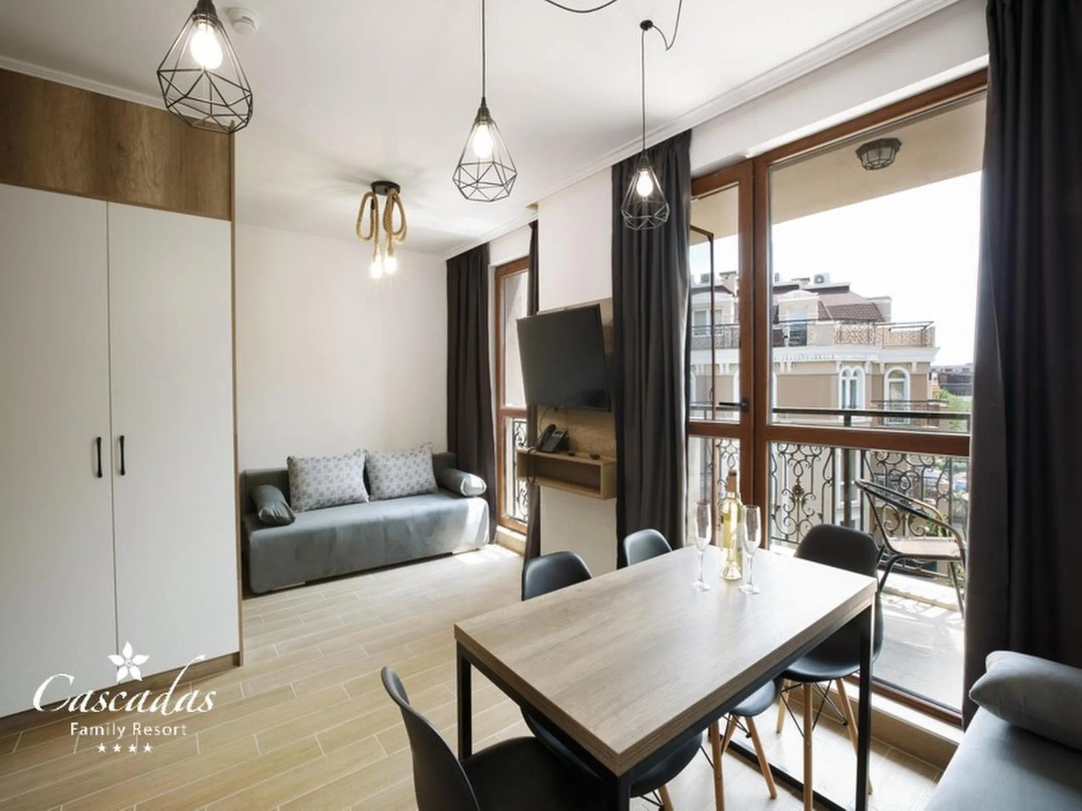 Living room in Cascadas Family Resort