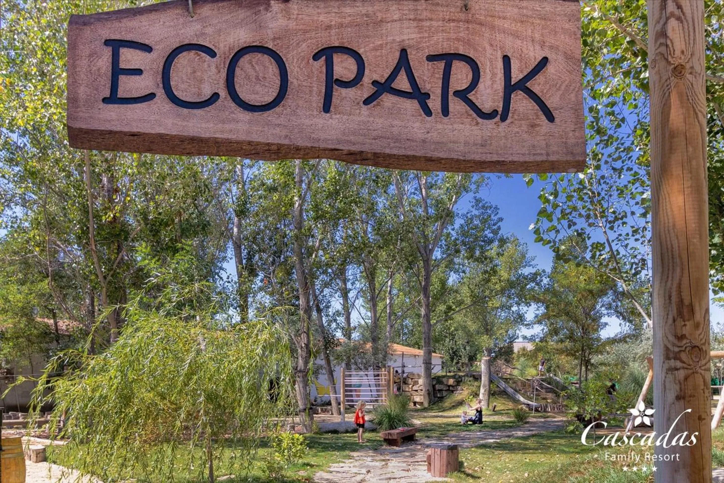 Children play ground in Cascadas Family Resort