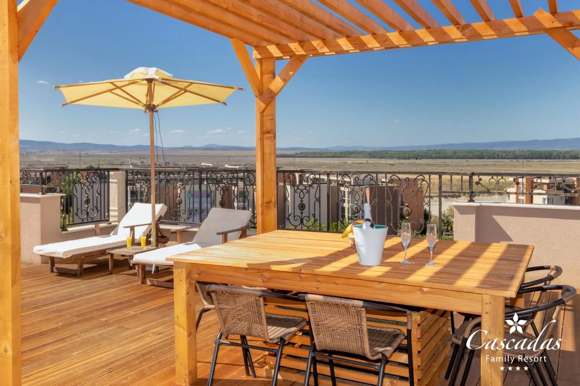Balcony/Terrace in Cascadas Family Resort