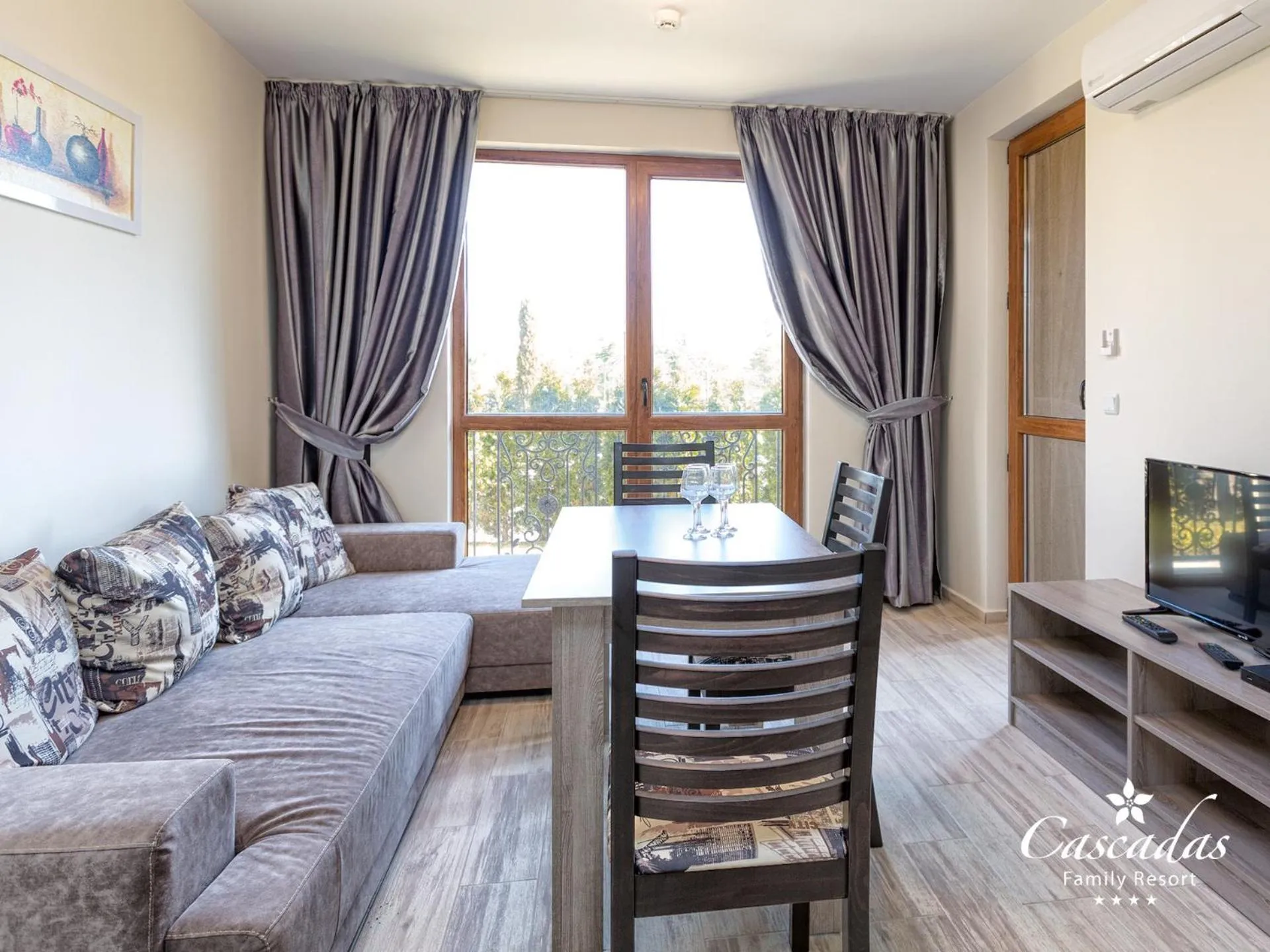 Balcony/Terrace in Cascadas Family Resort