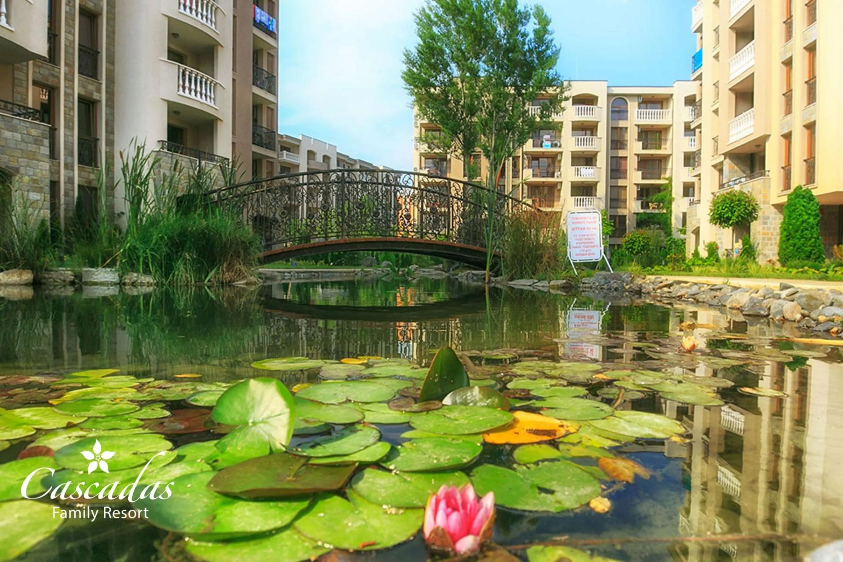 Garden in Cascadas Family Resort